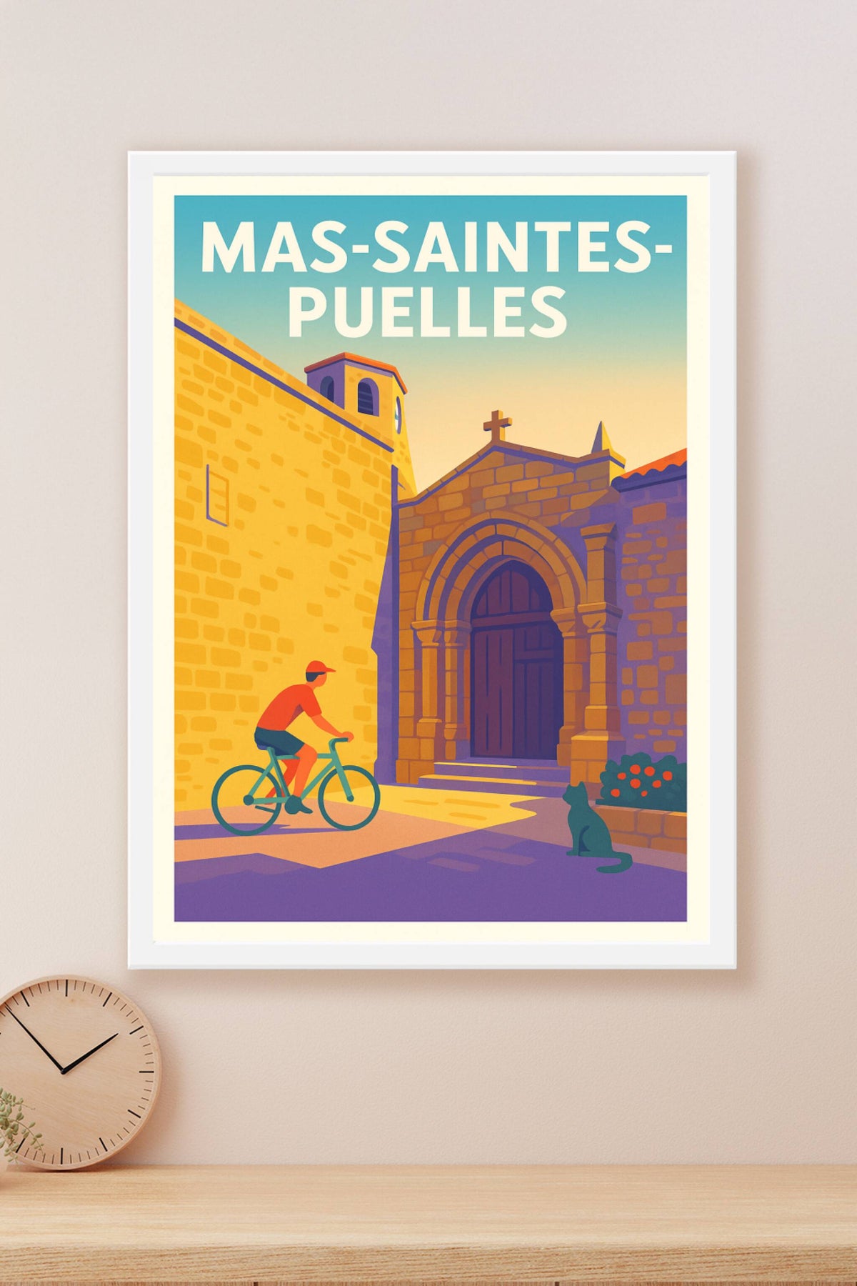 Affiche de Mas-Saintes-Puelles - Charme et Sérénité Médiévale