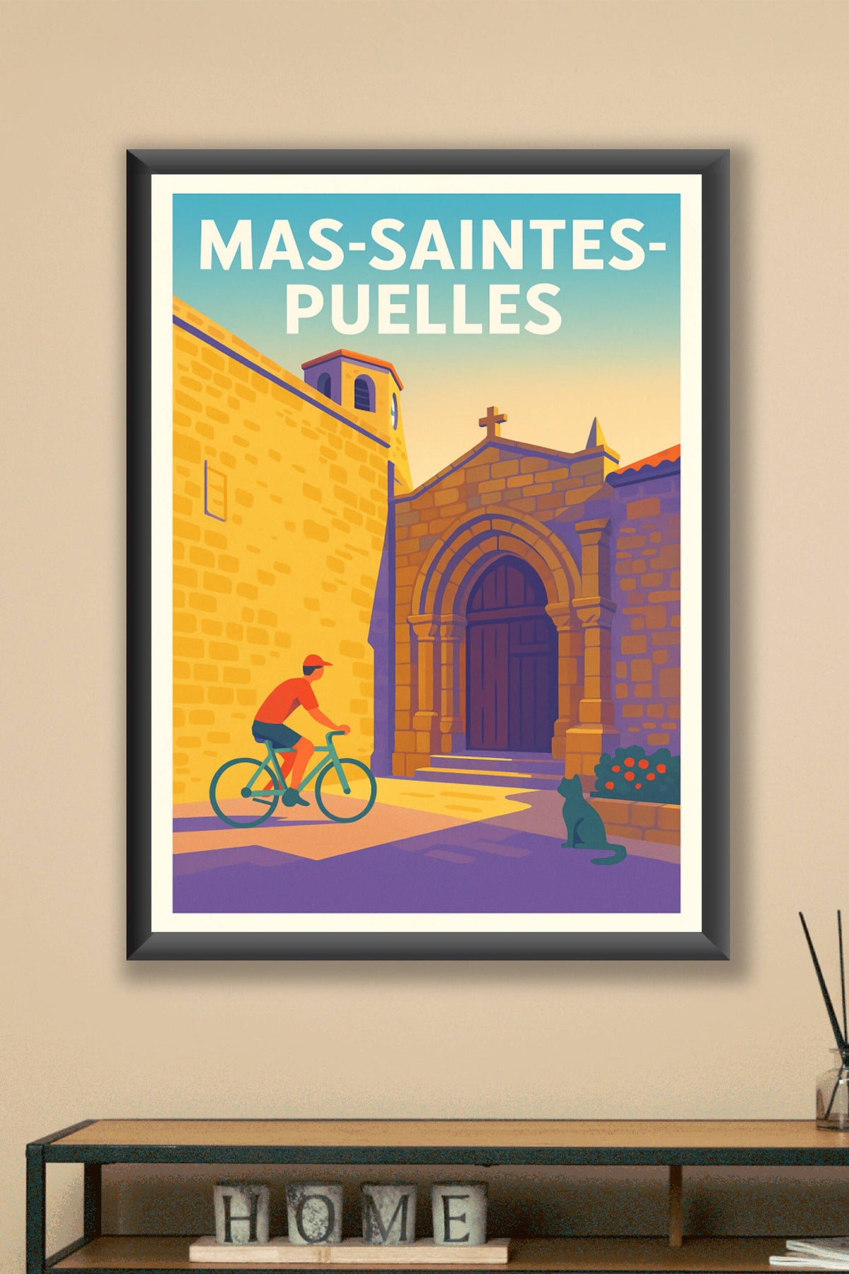 Affiche de Mas-Saintes-Puelles - Charme et Sérénité Médiévale