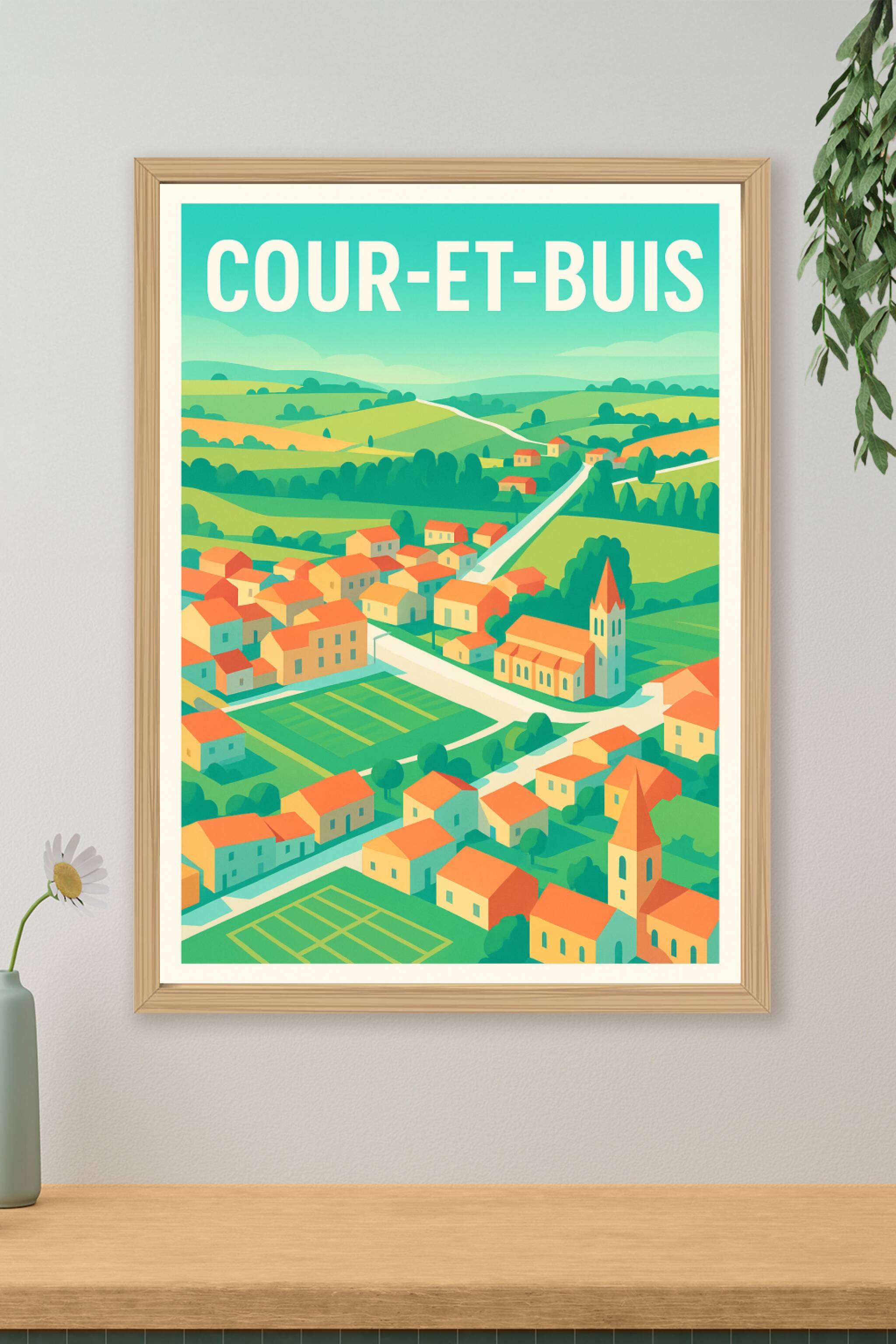 Affiche de Cour-et-Buis - Charme bucolique au cœur de la Drôme