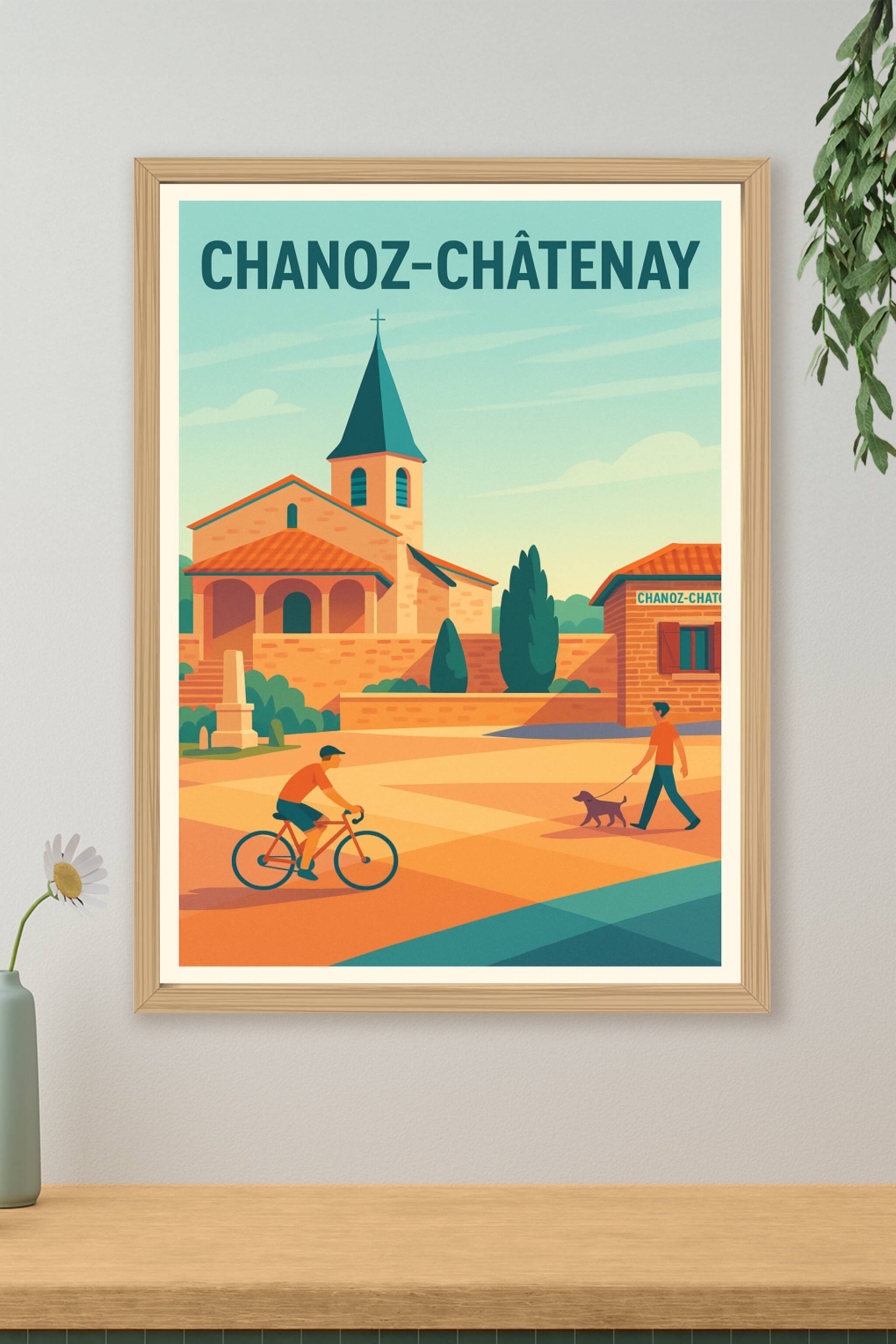 Affiche de Chanoz-Châtenay - Charme tranquille au cœur du village