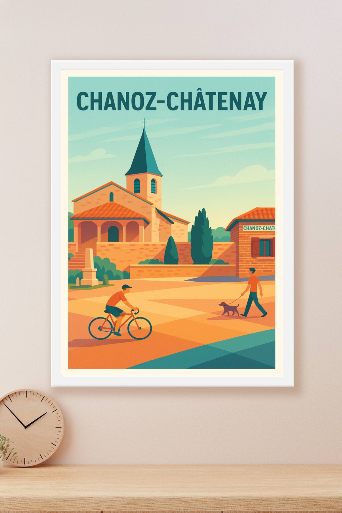 Affiche de Chanoz-Châtenay - Charme tranquille au cœur du village