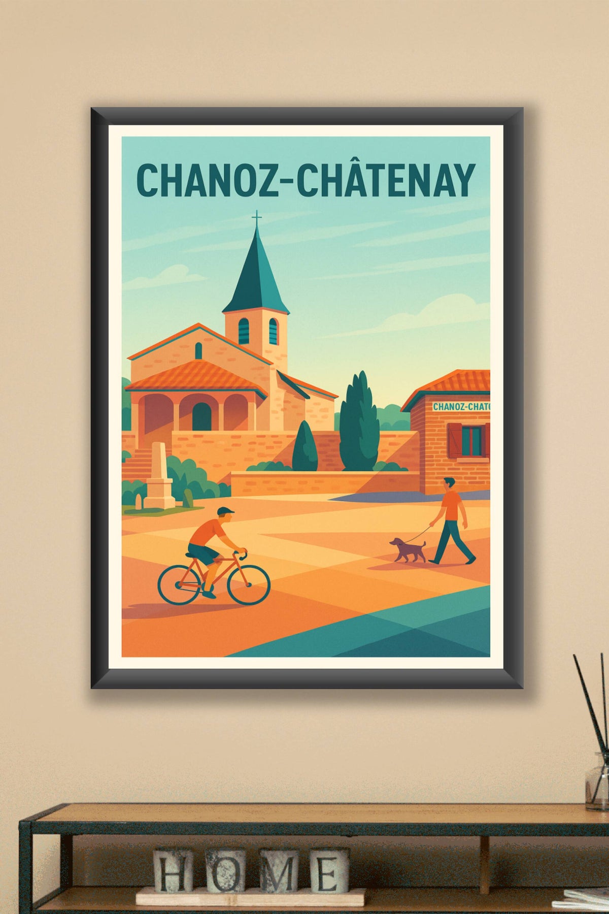 Affiche de Chanoz-Châtenay - Charme tranquille au cœur du village