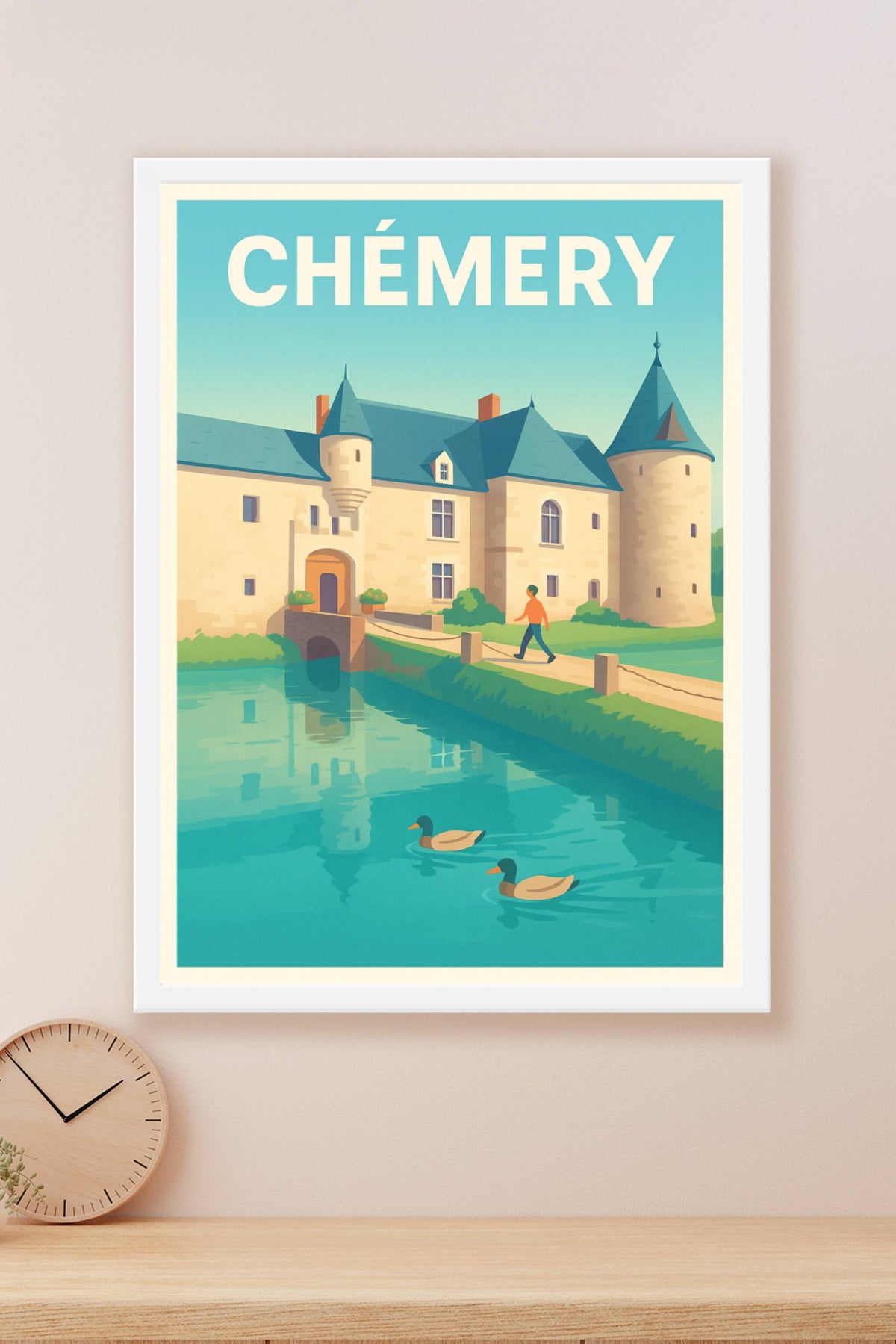 Affiche de Chémery - Élégance et sérénité au château d’eau