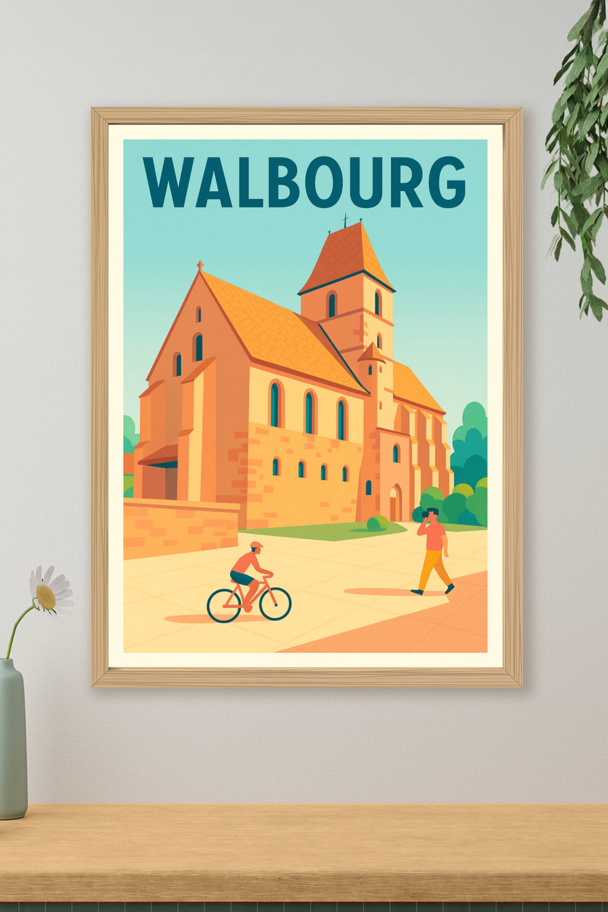 Affiche de Walbourg - Charme et sérénité au cœur de l'Alsace