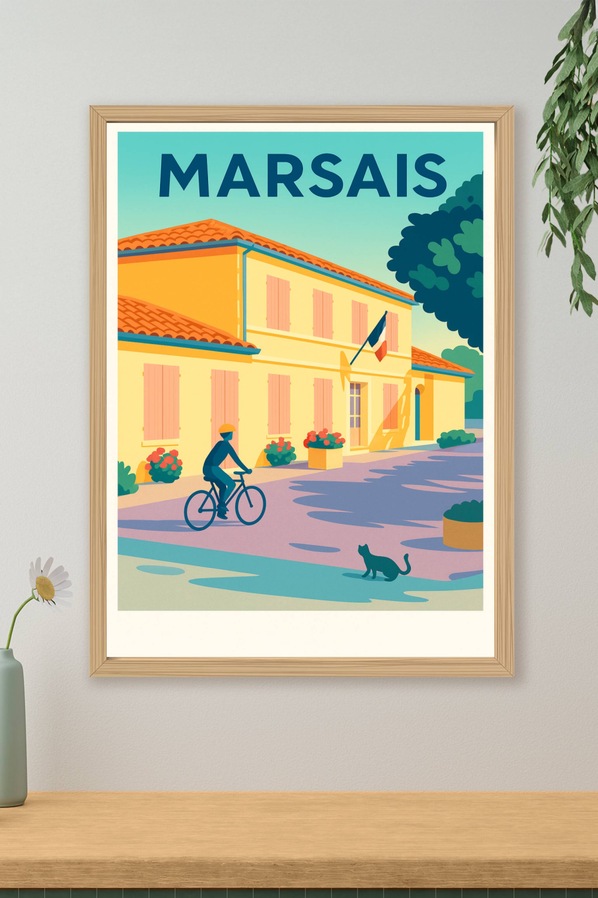 Affiche de Marsais - Charme paisible au cœur du village