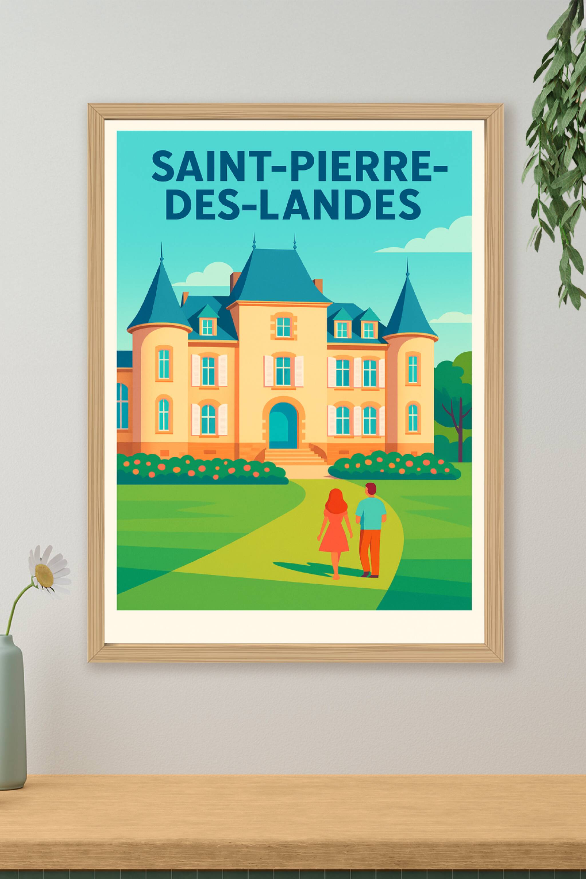 Affiche de Saint-Pierre-des-Landes - Élégance et charme à la campagne