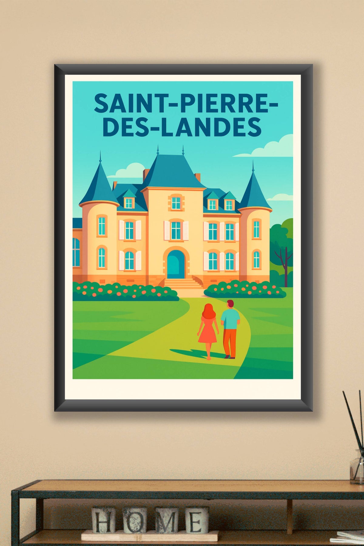 Affiche de Saint-Pierre-des-Landes - Élégance et charme à la campagne