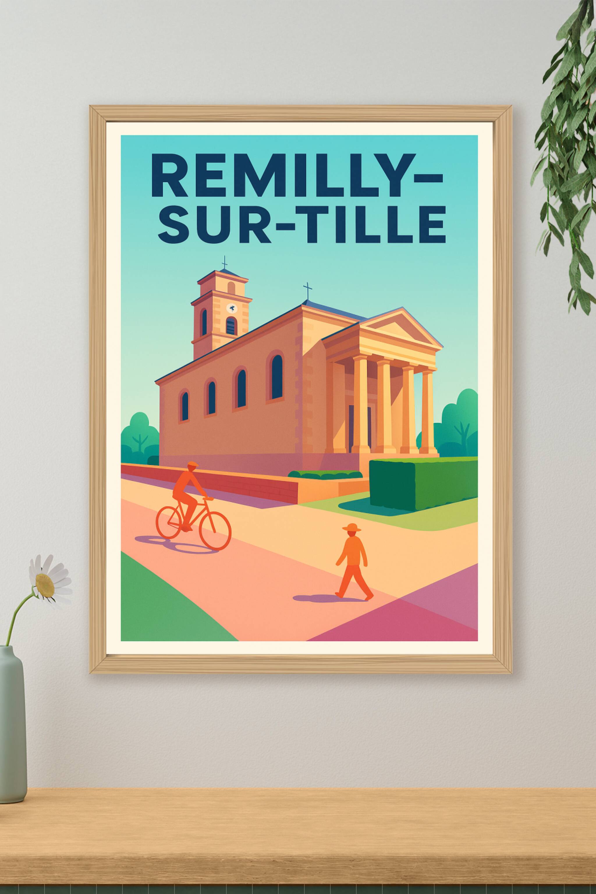 Affiche de Remilly-sur-Tille - Charme architectural et douceur de vivre