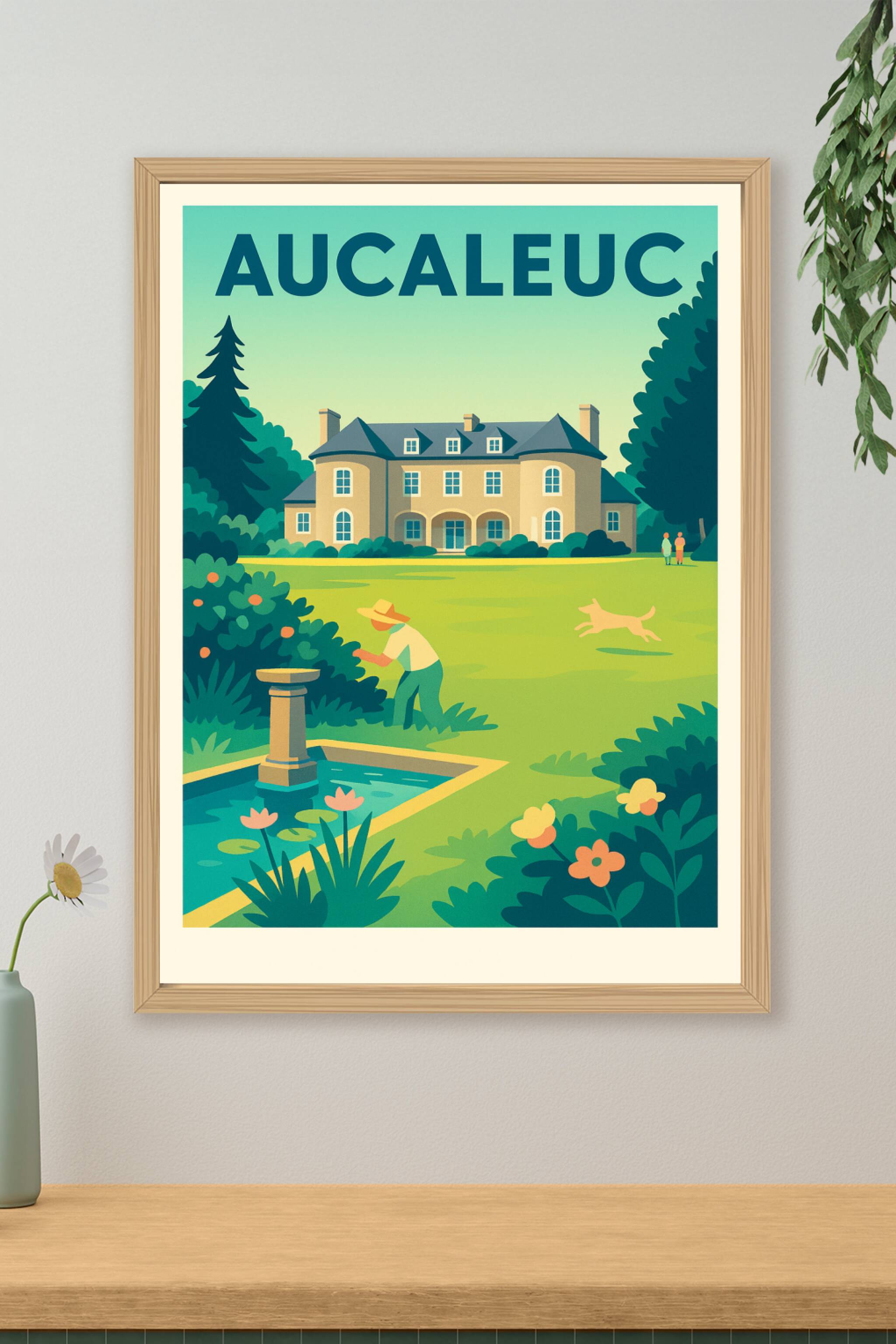 Affiche de Aucaleuc - L'élégance paisible d'un domaine champêtre