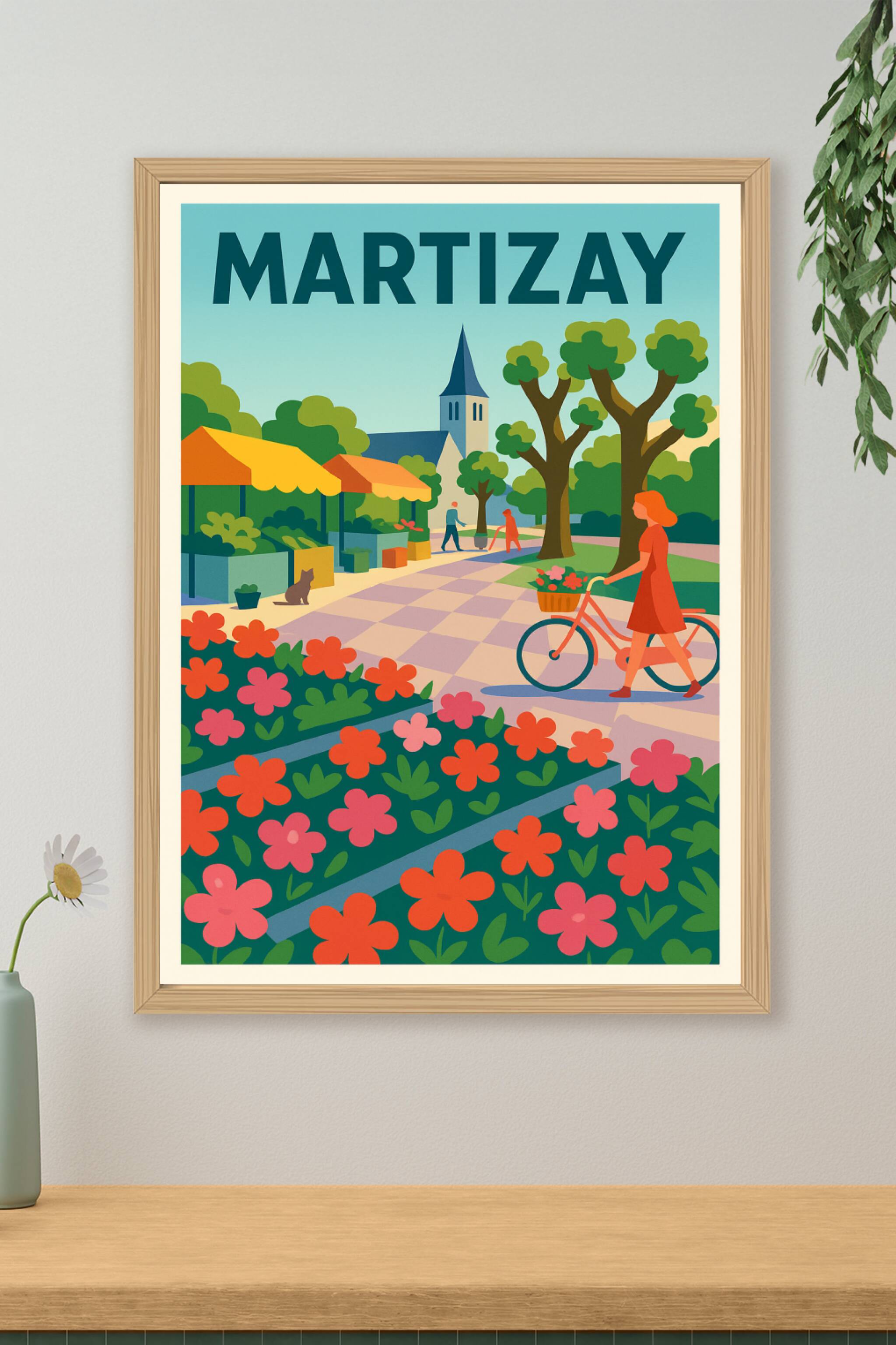 Affiche de Martizay - Harmonie bucolique au cœur du village