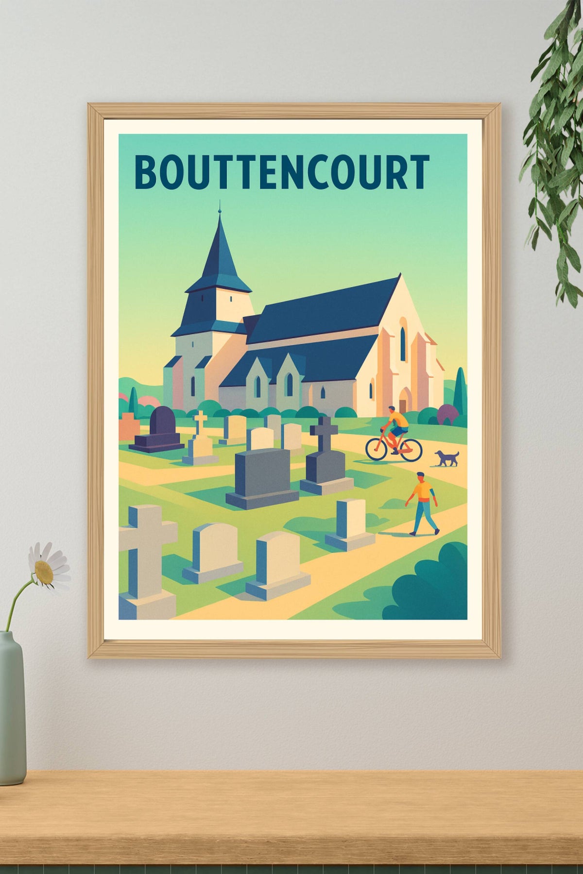 Affiche de Bouttencourt - Charme rural et sérénité au cœur du village