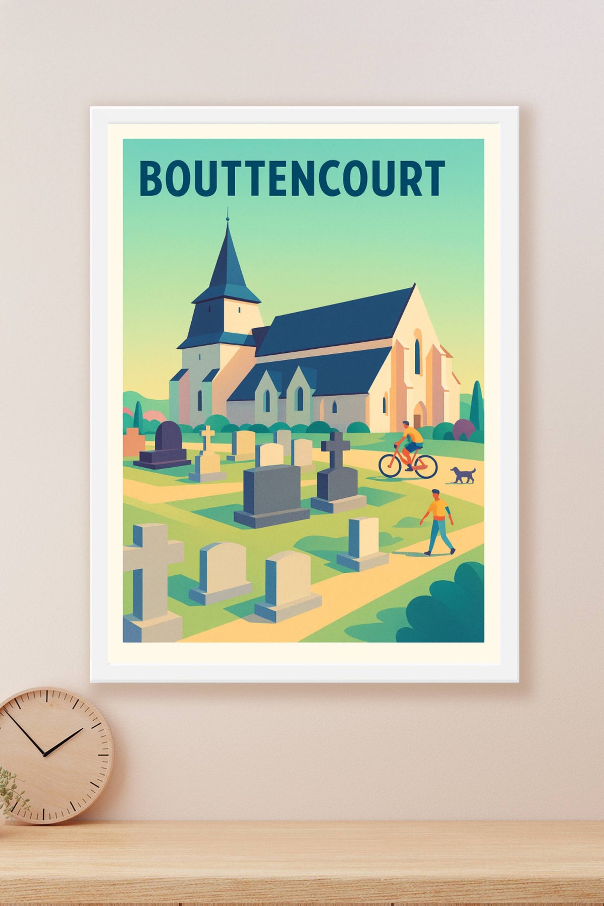 Affiche de Bouttencourt - Charme rural et sérénité au cœur du village