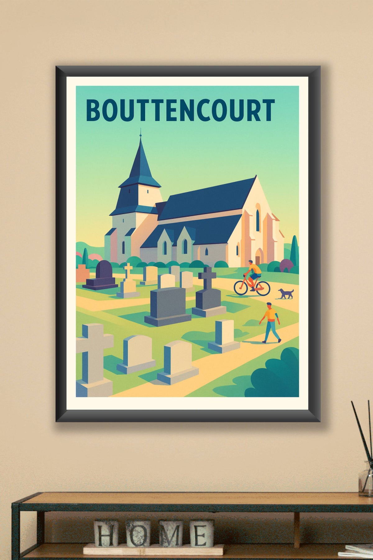 Affiche de Bouttencourt - Charme rural et sérénité au cœur du village