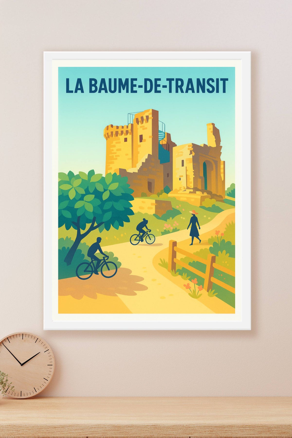 Affiche de La Baume-de-Transit - Découvrez le charme historique et naturel