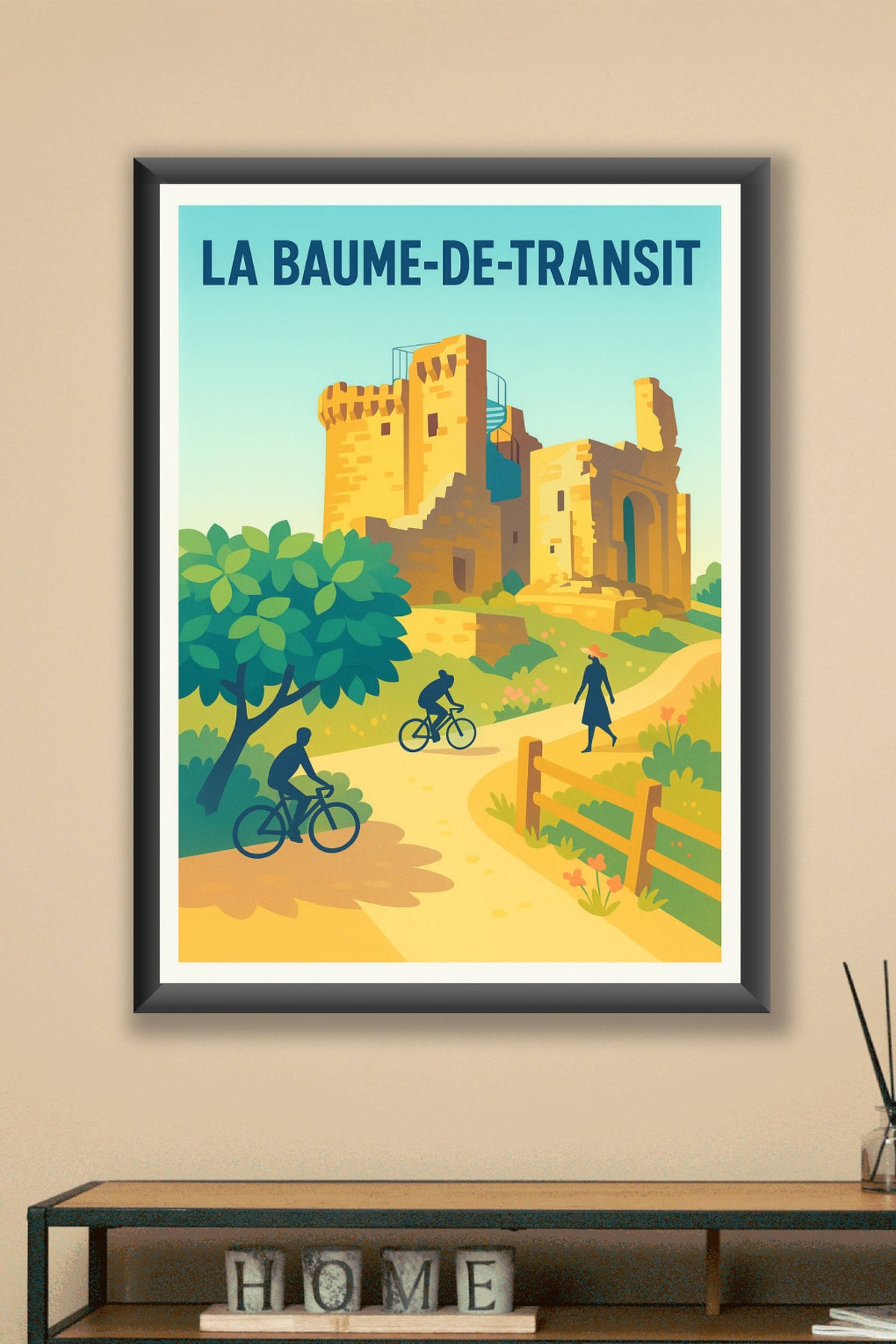 Affiche de La Baume-de-Transit - Découvrez le charme historique et naturel