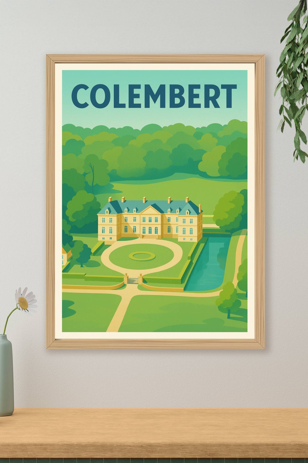Affiche de Colembert - Élégance et charme à la campagne