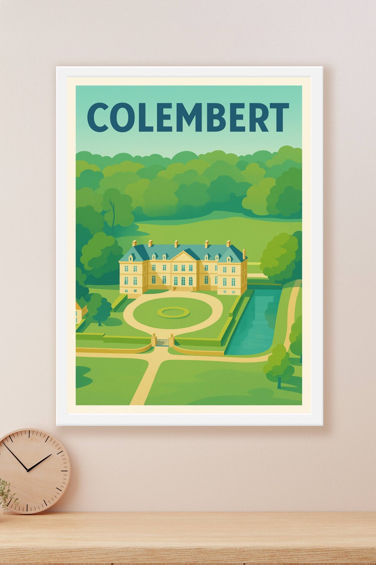 Affiche de Colembert - Élégance et charme à la campagne