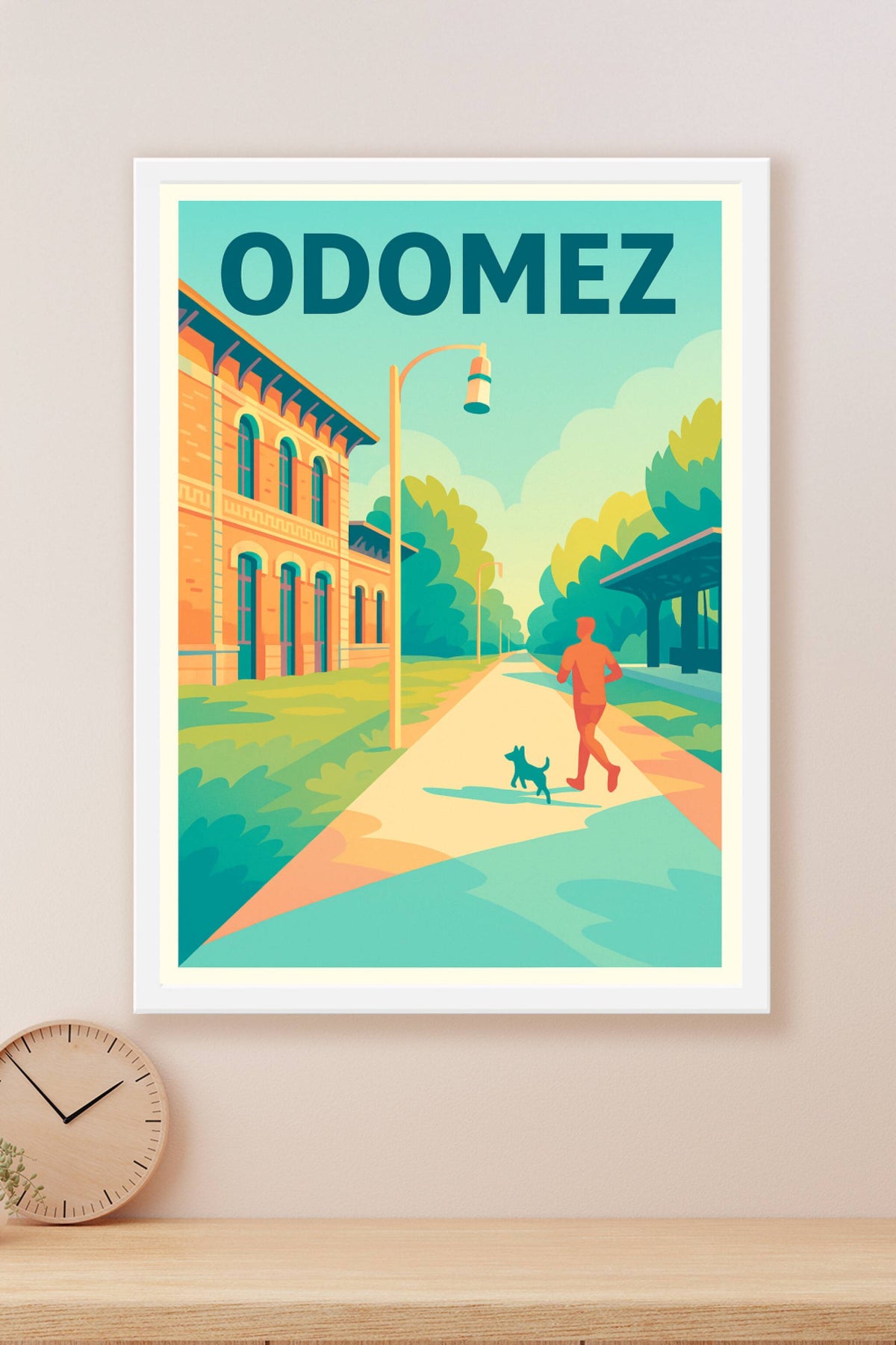 Affiche de Odomez - Flânerie matinale au cœur de la ville