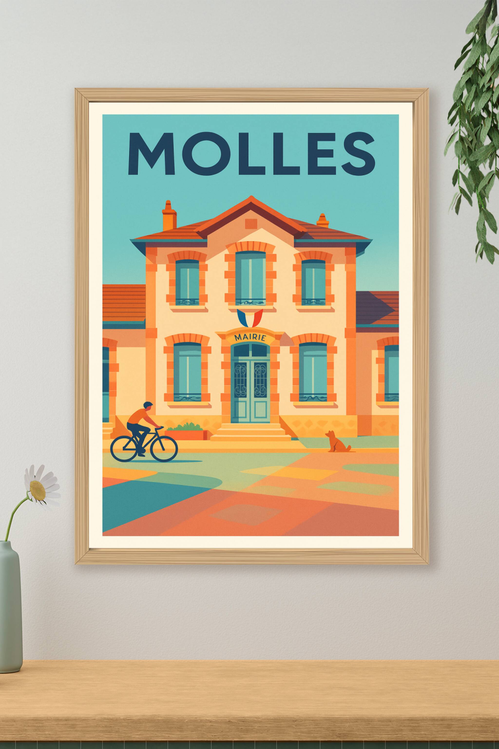 Affiche de Molles - Charme et tranquillité à la mairie