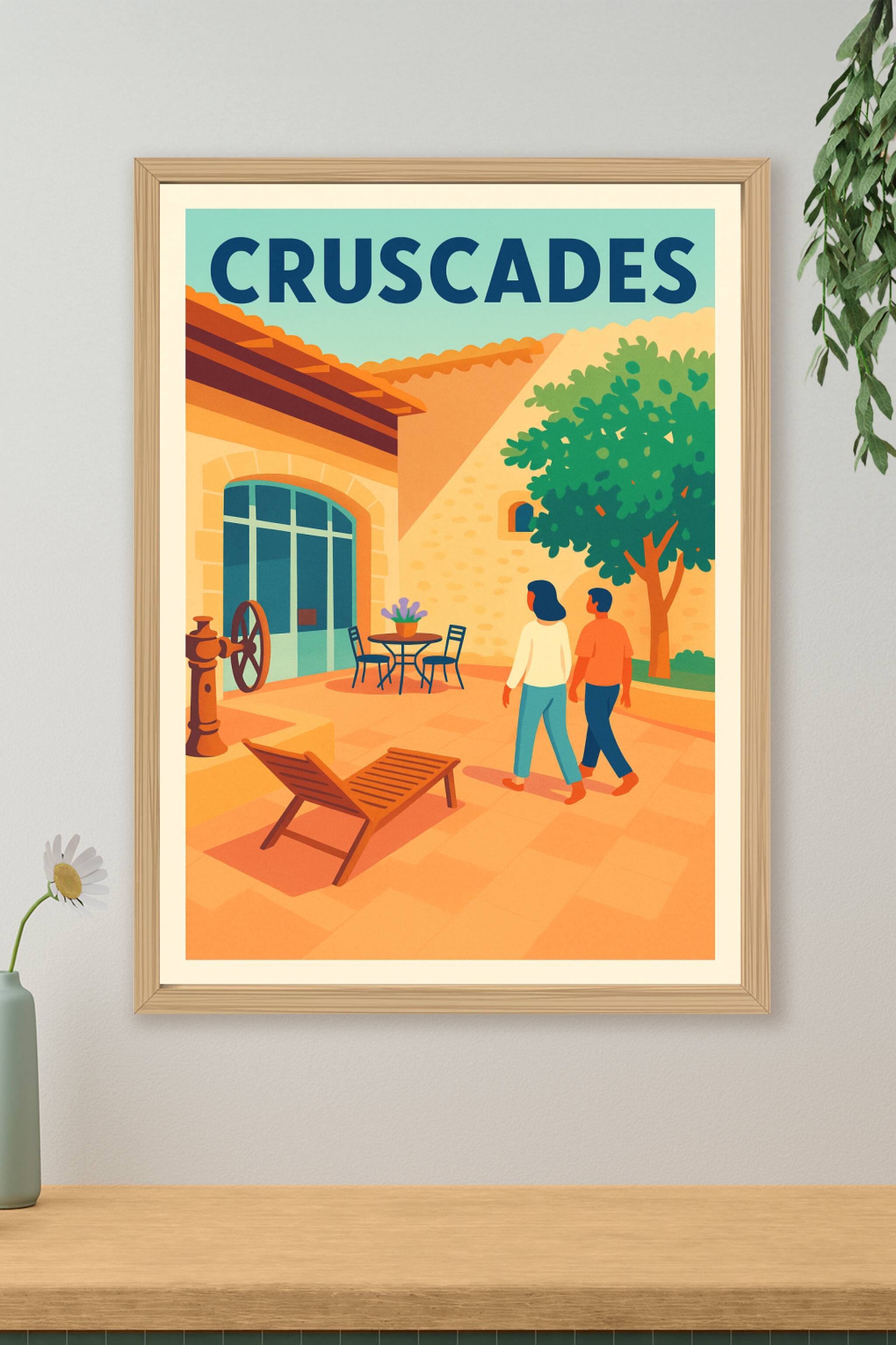 Affiche de Cruscades - Douceur et charme ensoleillé