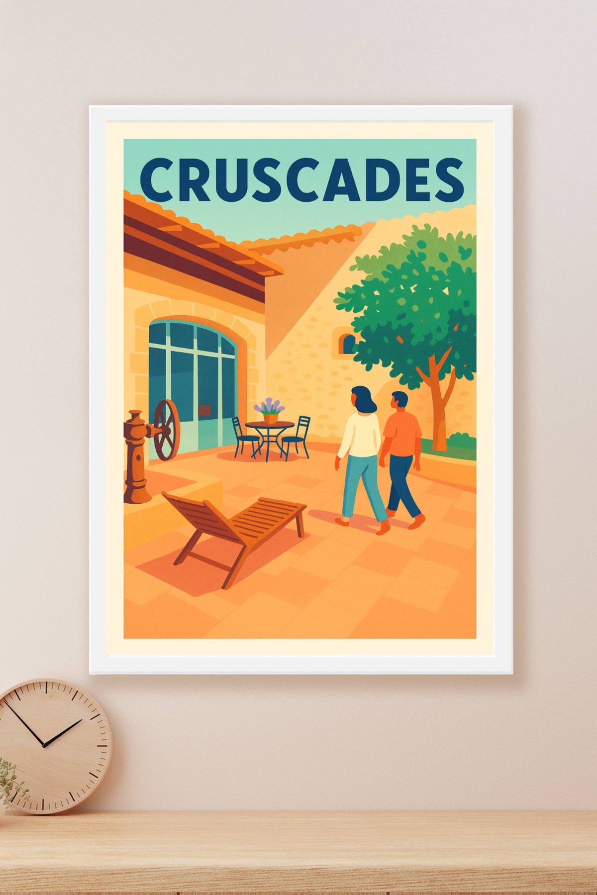 Affiche de Cruscades - Douceur et charme ensoleillé