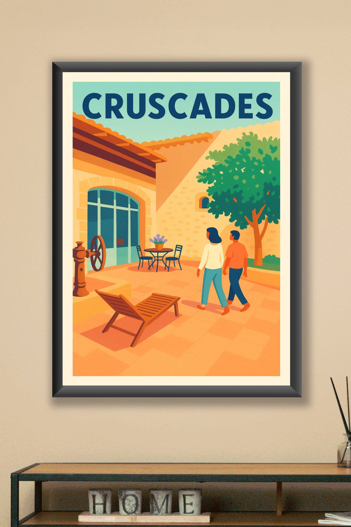 Affiche de Cruscades - Douceur et charme ensoleillé