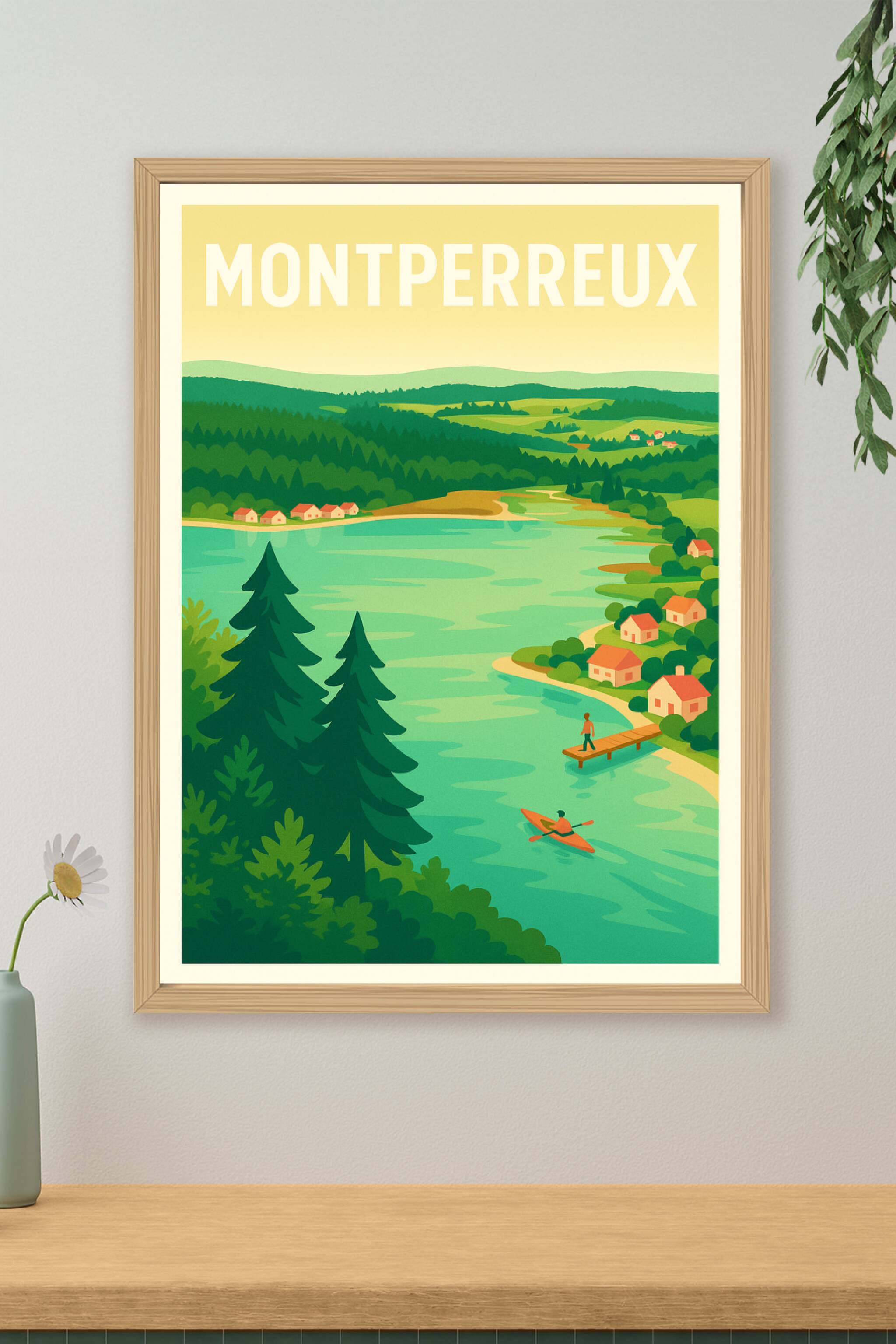 Affiche de Montperreux - Escapade nature au bord de l'eau
