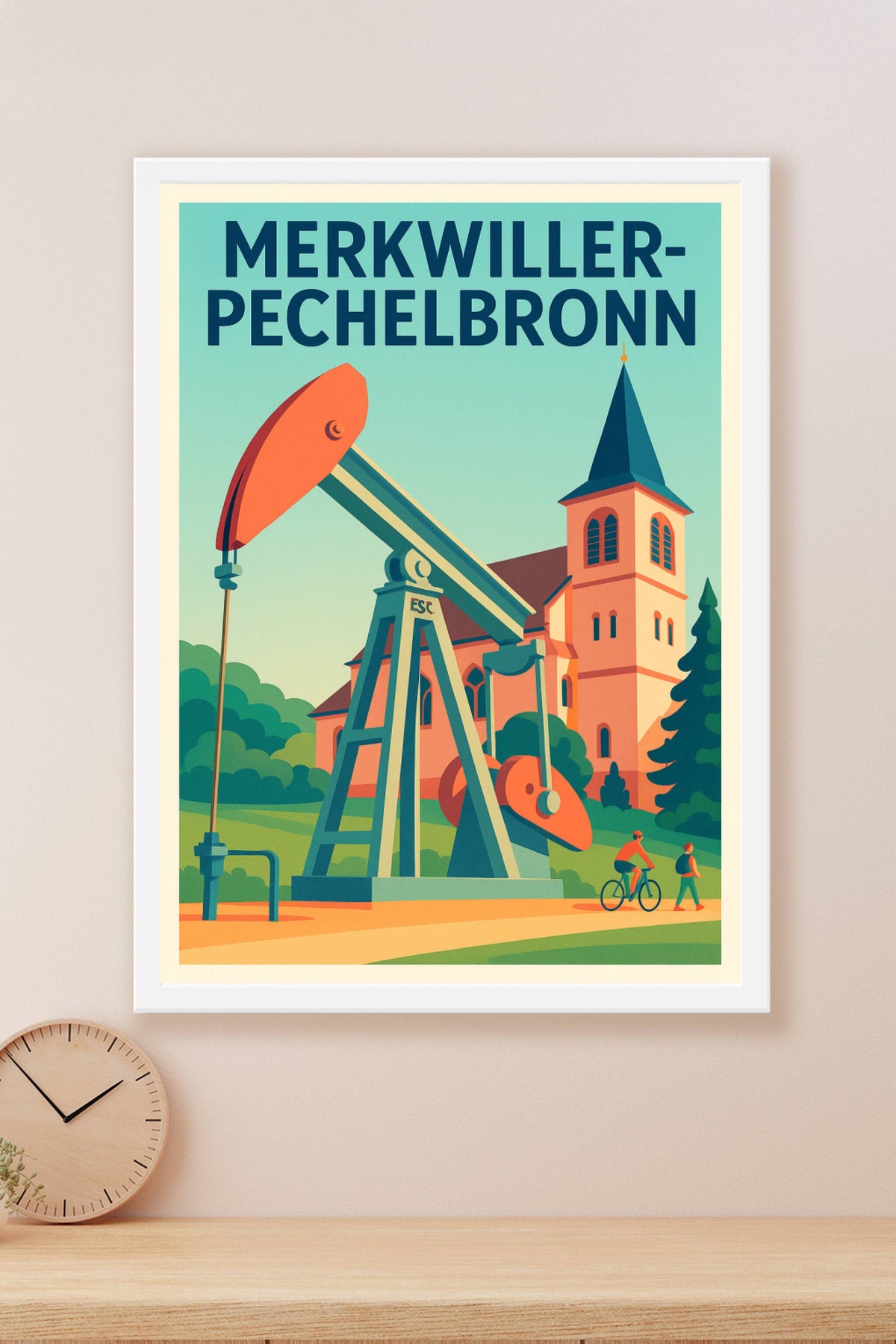 Affiche de Merkwiller-Pechelbronn - Patrimoine industriel et nature en harmonie