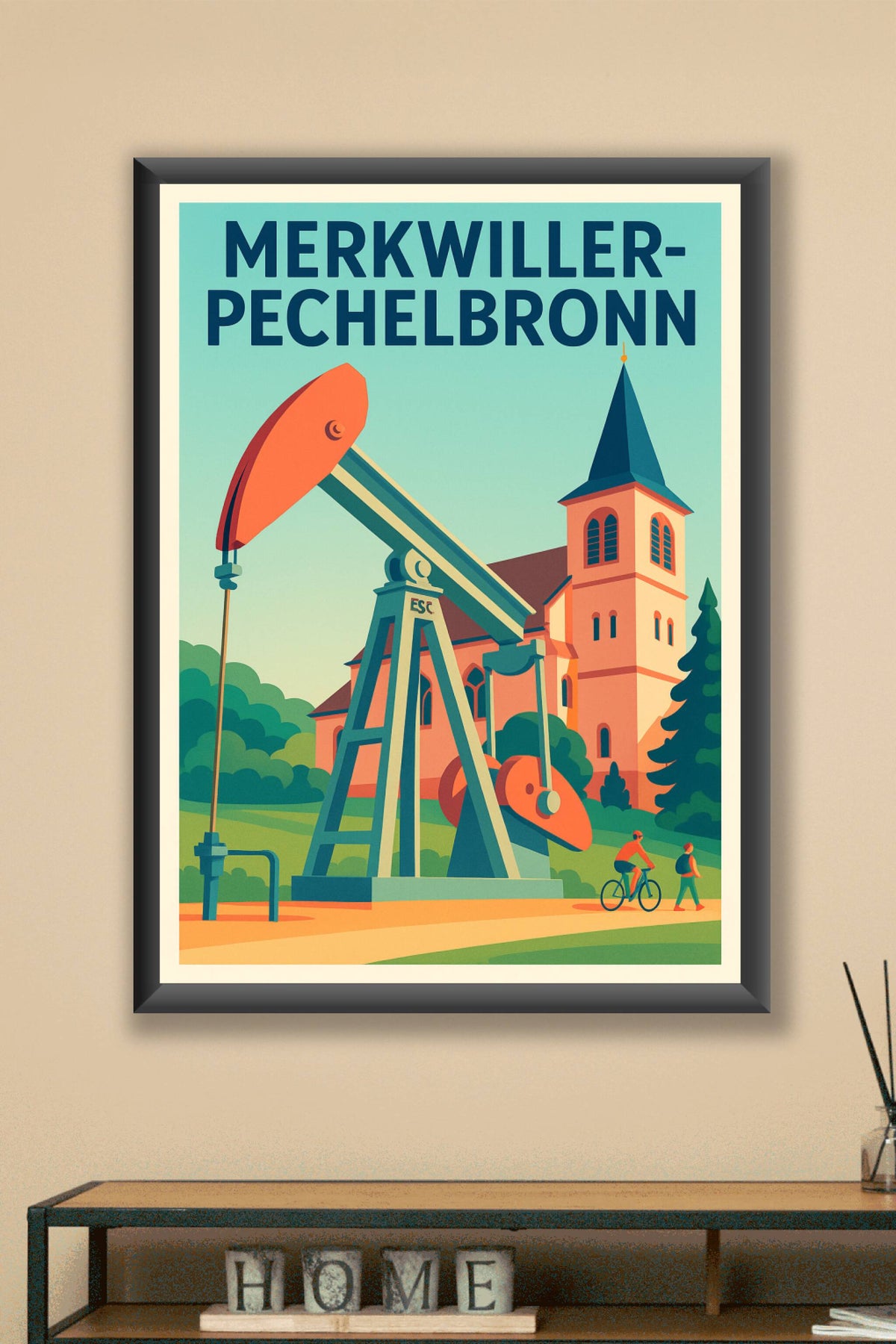 Affiche de Merkwiller-Pechelbronn - Patrimoine industriel et nature en harmonie