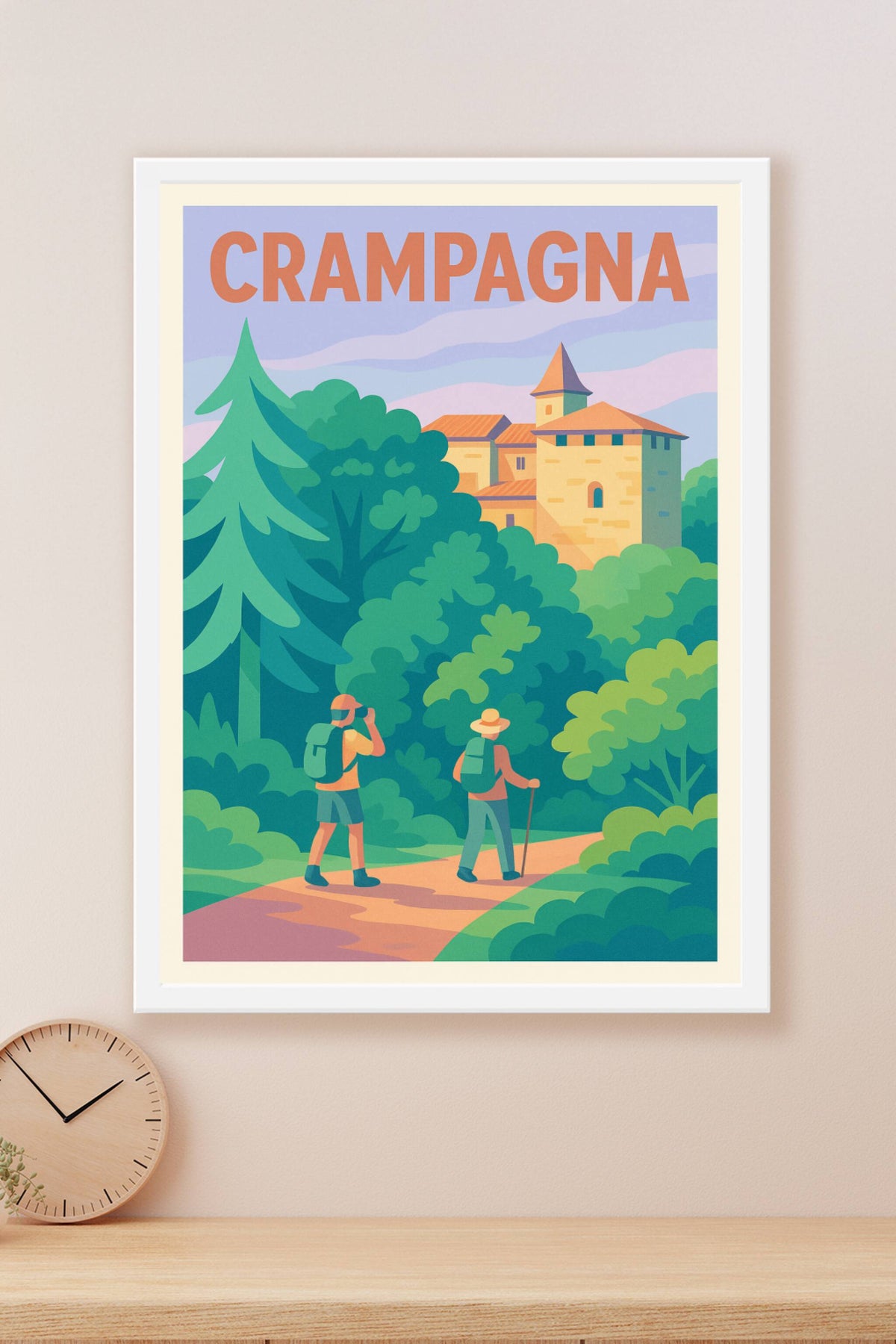 Affiche de Crampagna - Promenade au cœur de la nature et du patrimoine