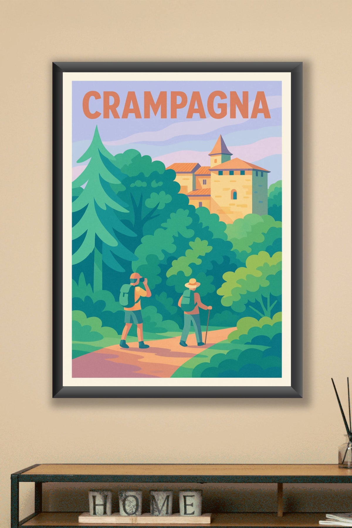 Affiche de Crampagna - Promenade au cœur de la nature et du patrimoine