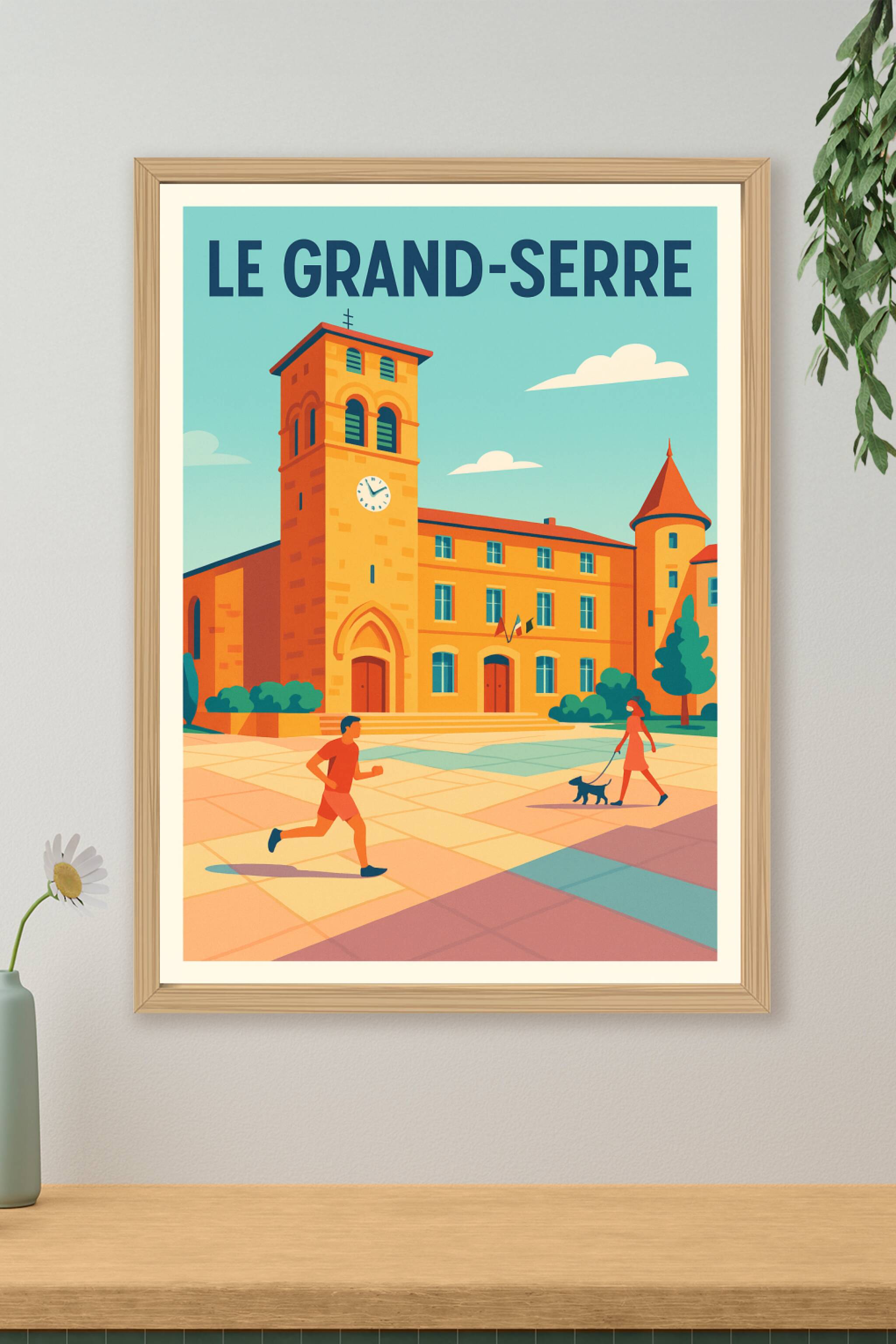 Affiche de Le Grand-Serre - Charme historique et vie paisible
