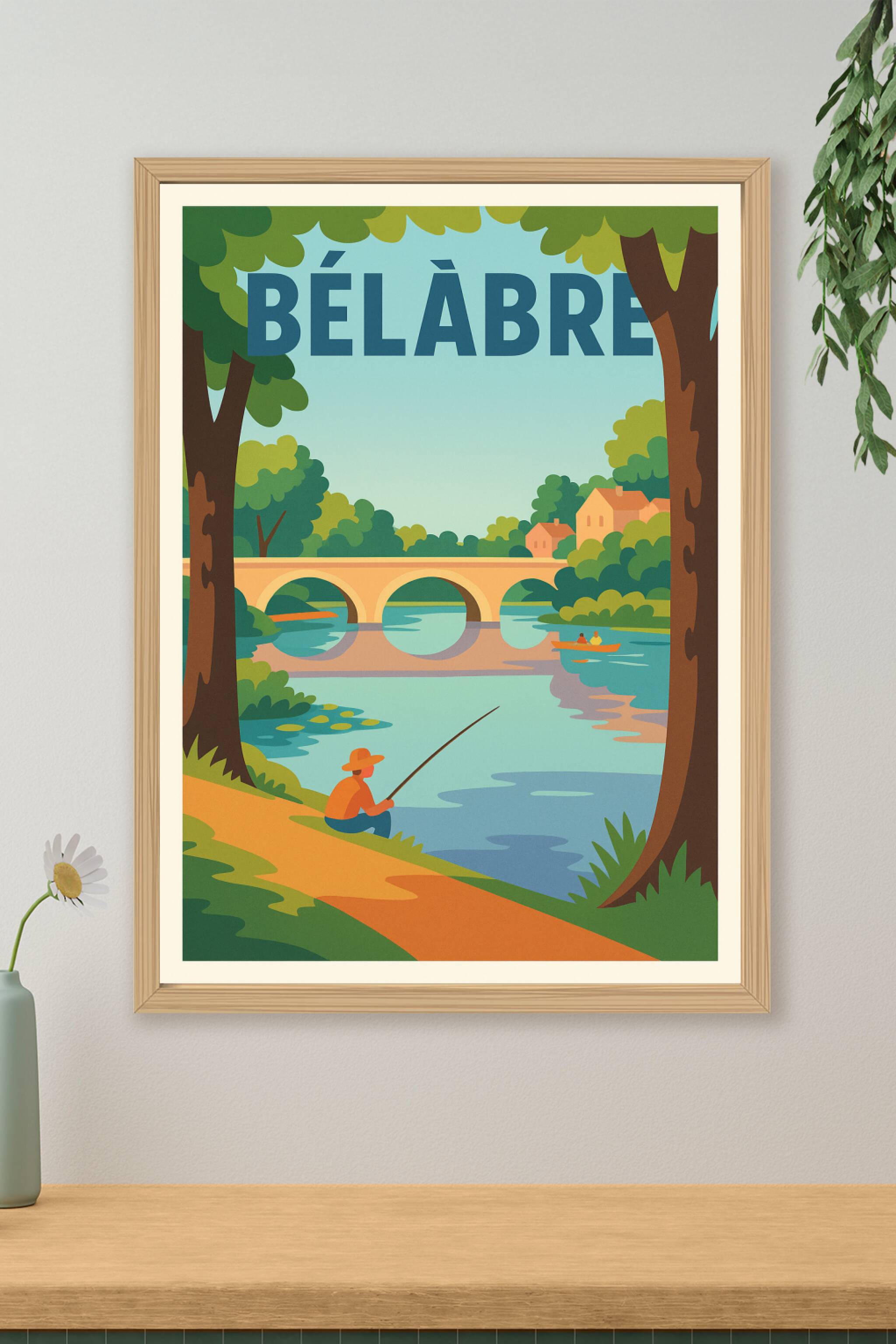 Affiche de Bélâbre - L'Évasion au Bord de l'Eau