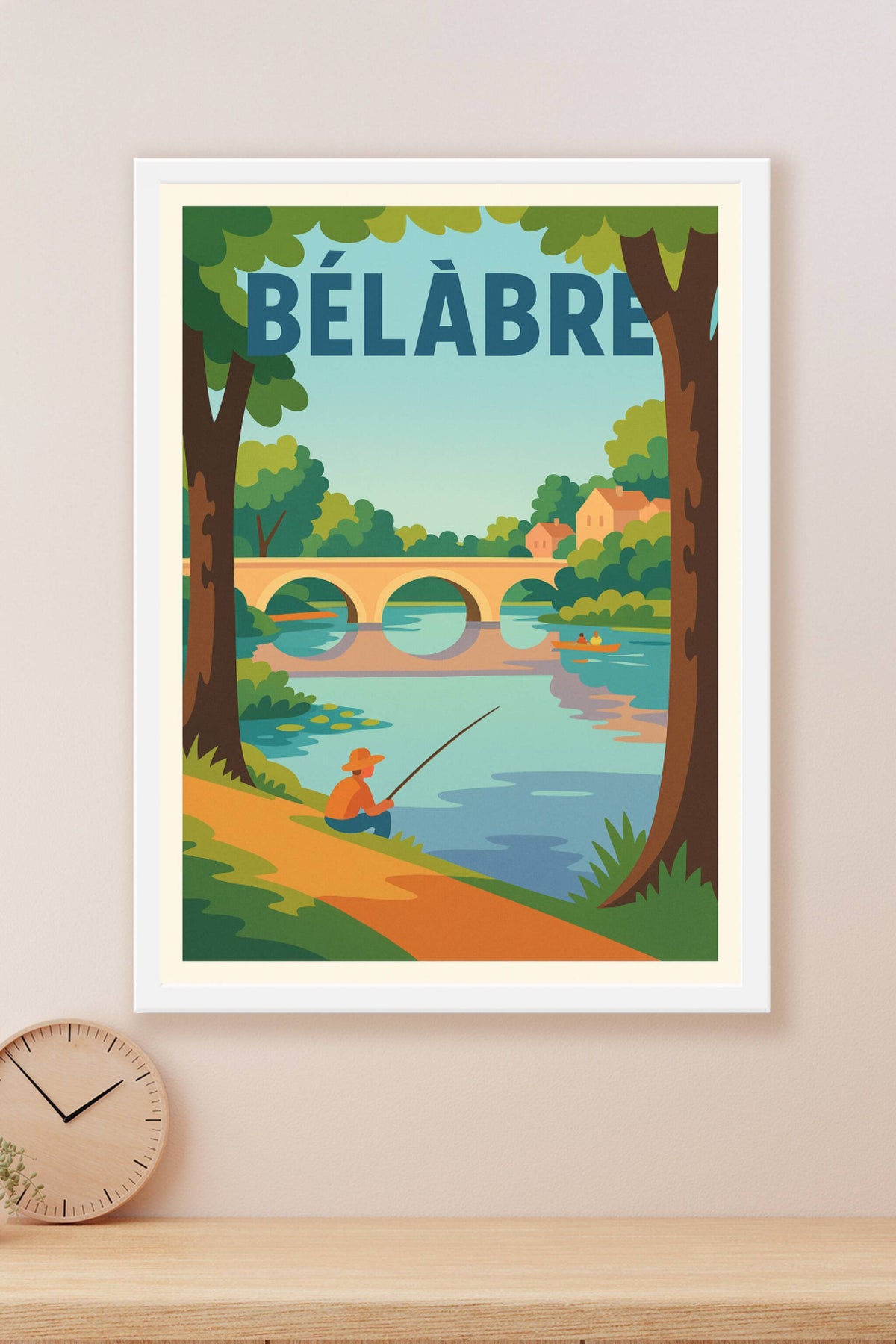 Affiche de Bélâbre - L'Évasion au Bord de l'Eau