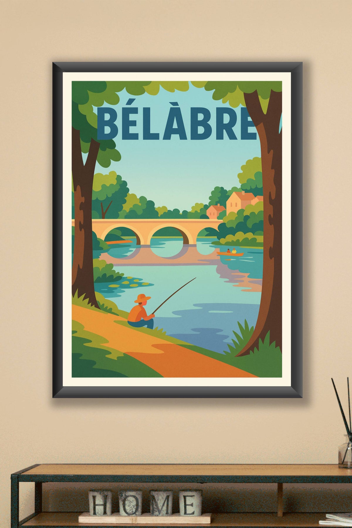 Affiche de Bélâbre - L'Évasion au Bord de l'Eau