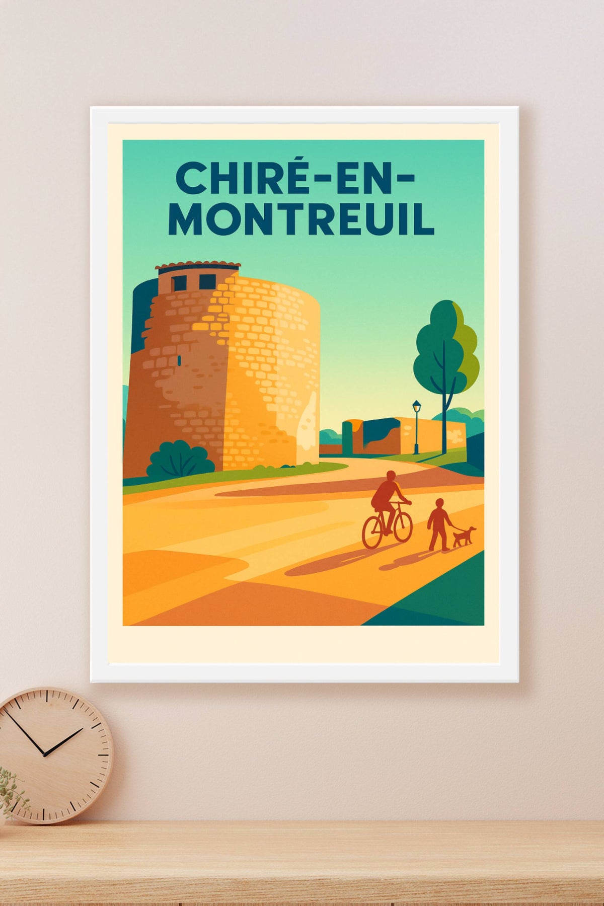 Affiche de Chiré-en-Montreuil - Un voyage au cœur de l'histoire et de la nature