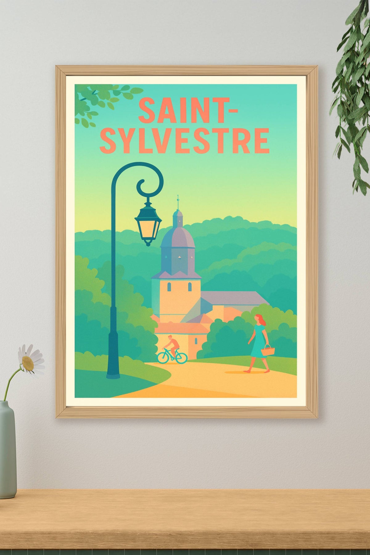 Affiche de Saint-Sylvestre - Charme et douceur de village en pleine nature