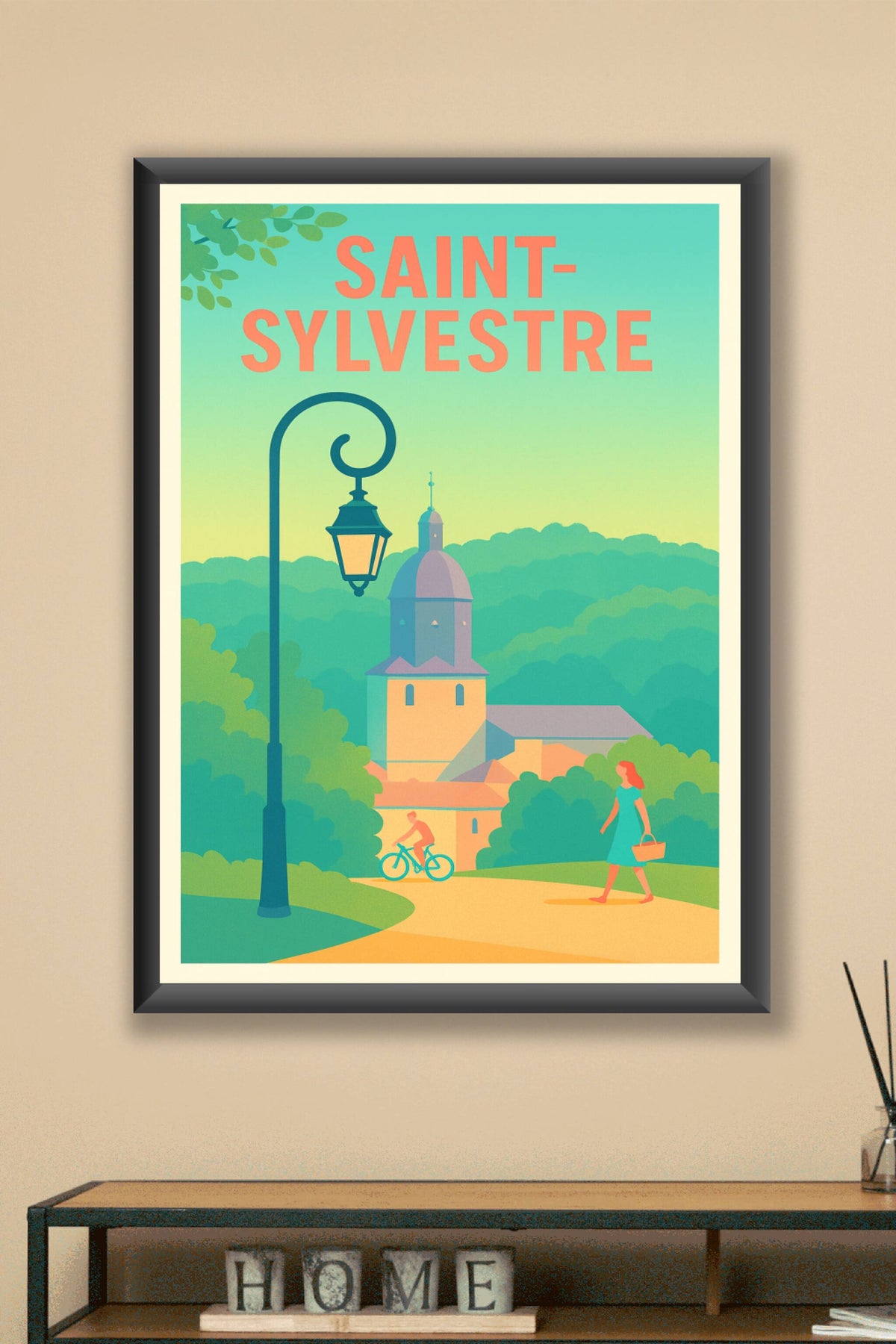 Affiche de Saint-Sylvestre - Charme et douceur de village en pleine nature