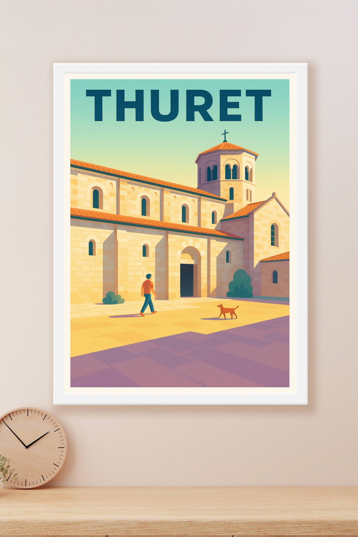 Affiche de Thuret - Découvrez le charme de son patrimoine