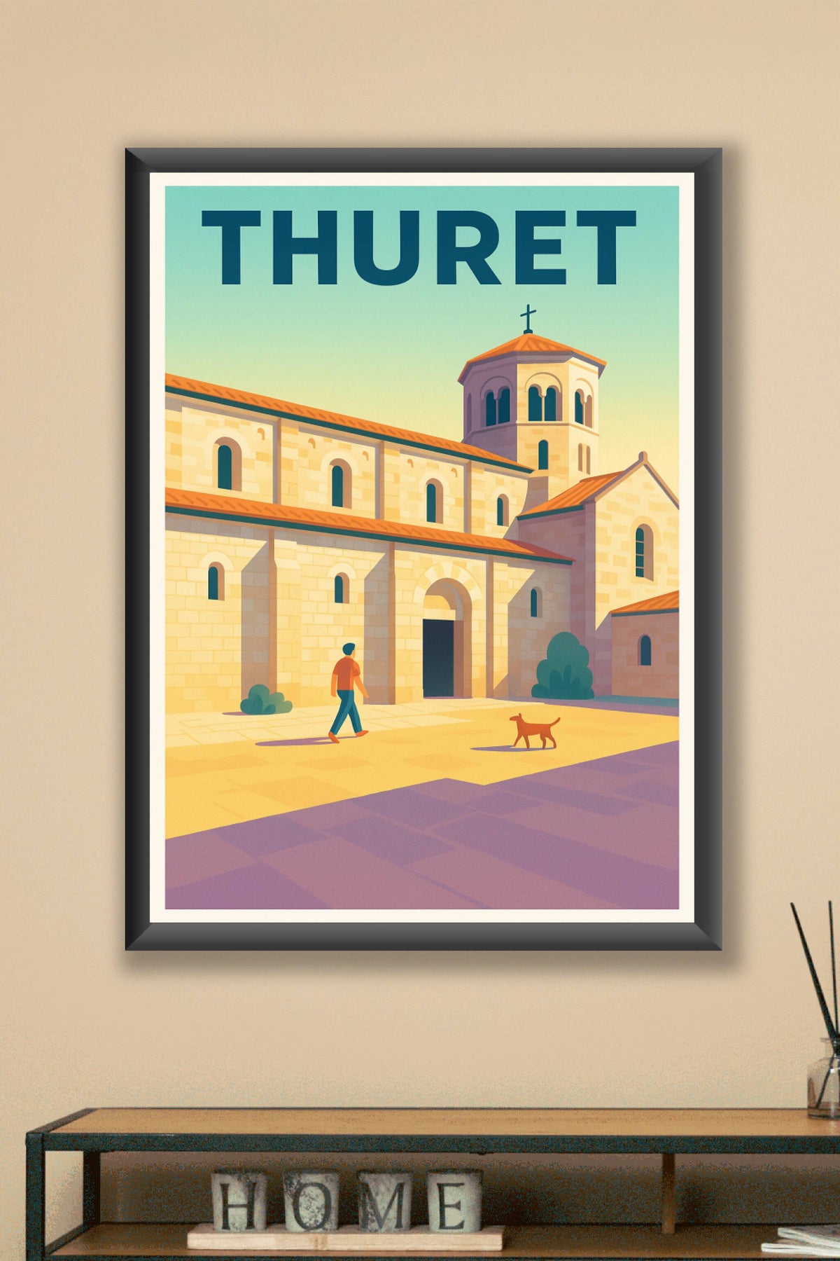 Affiche de Thuret - Découvrez le charme de son patrimoine