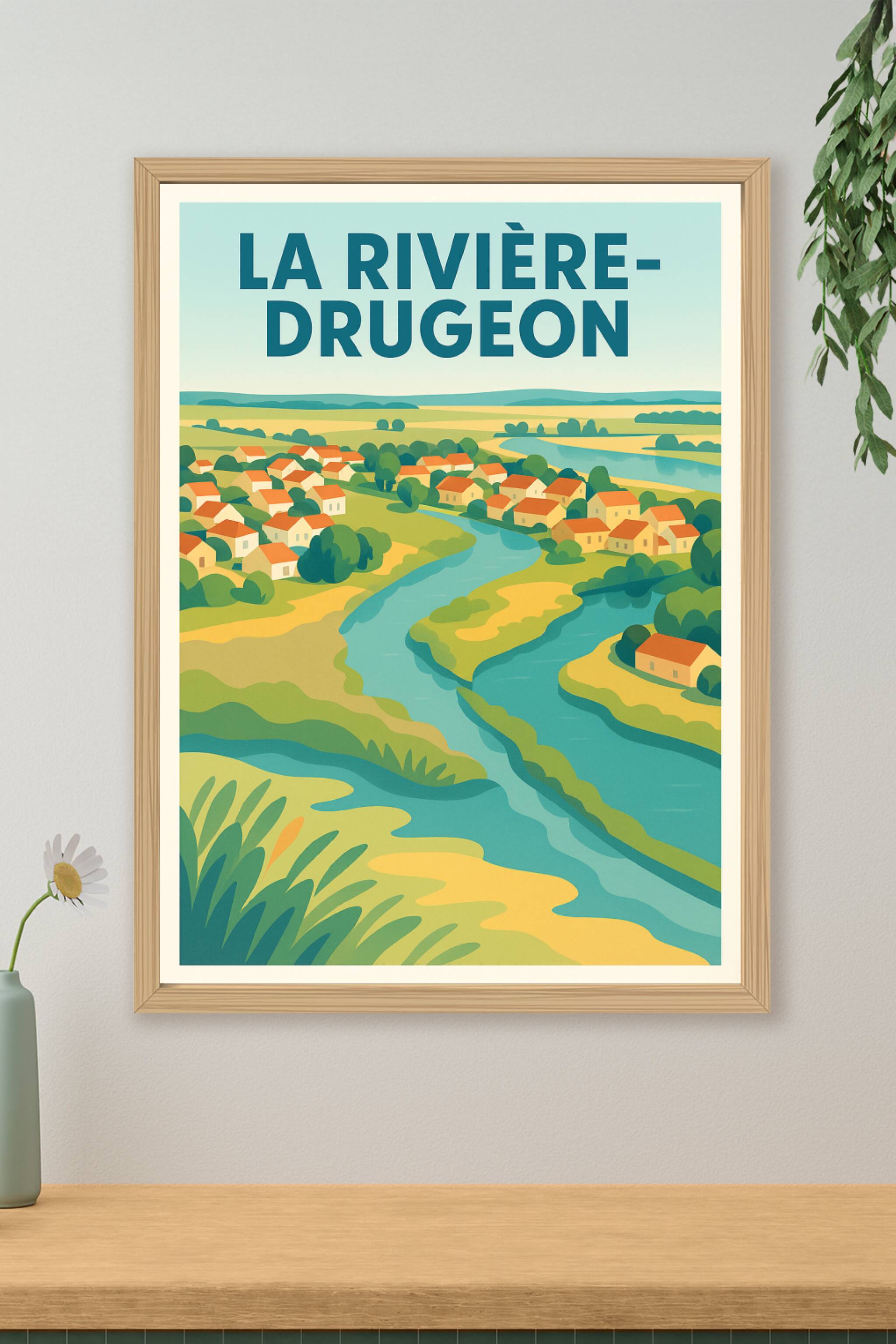 Affiche de La Rivière-Drugeon - Charme paisible au fil de l'eau