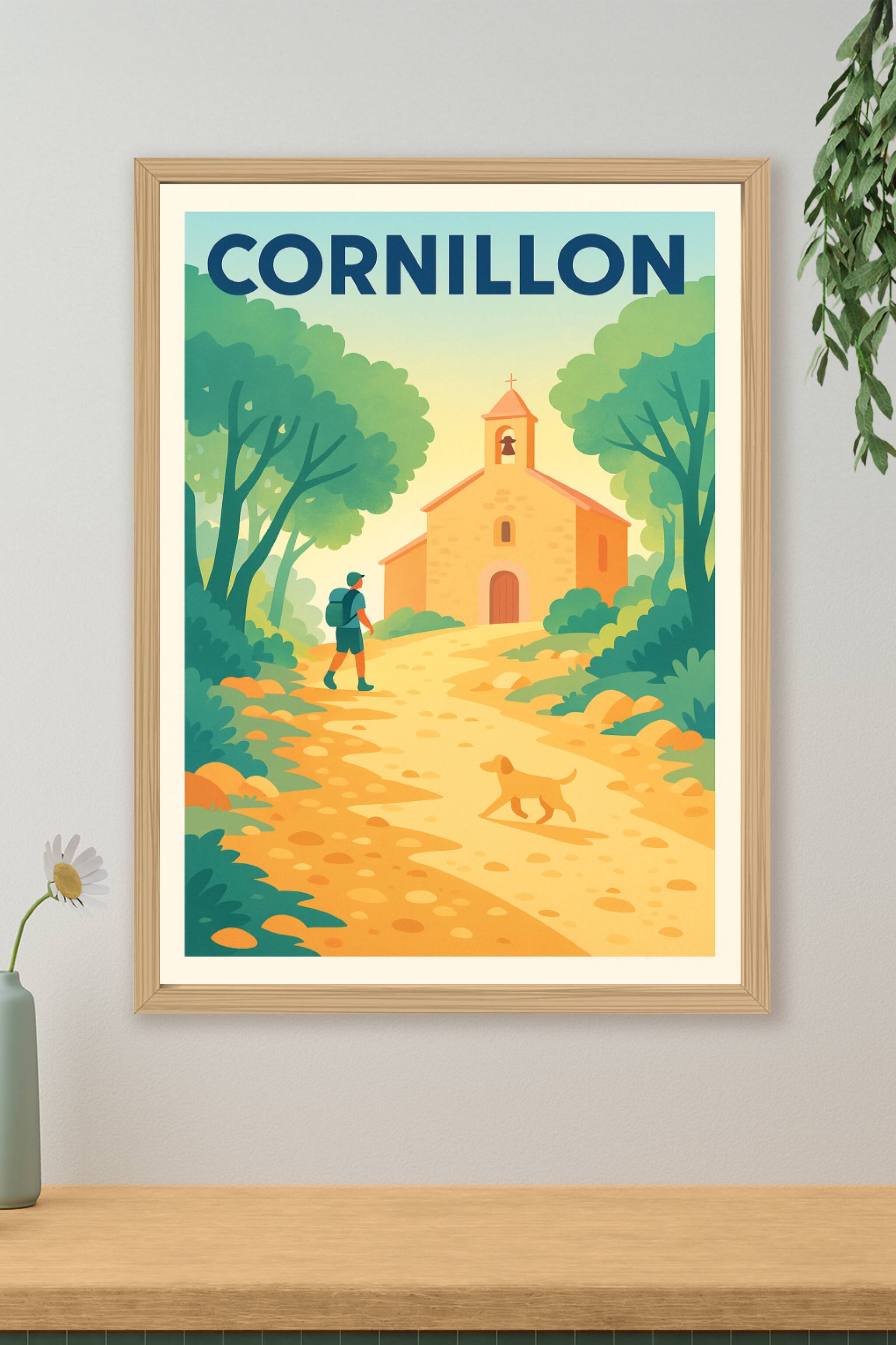Affiche de Cornillon - Promenade au cœur de la nature