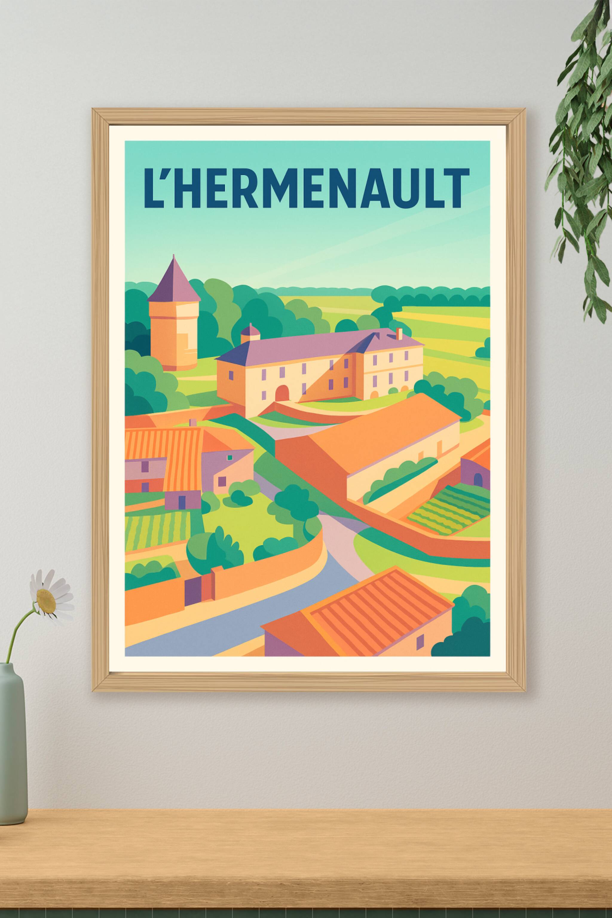 Affiche de L'Hermenault - Charme et sérénité au cœur de la campagne