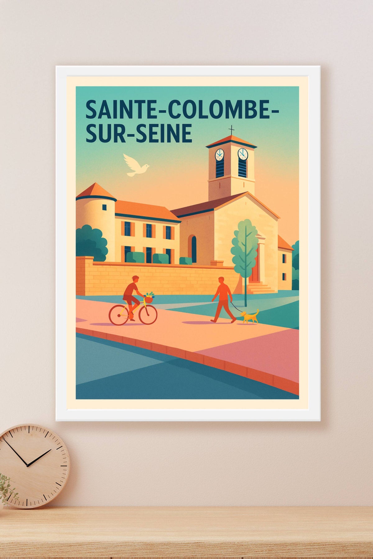 Affiche de Sainte-Colombe-sur-Seine - Charme paisible au fil du temps