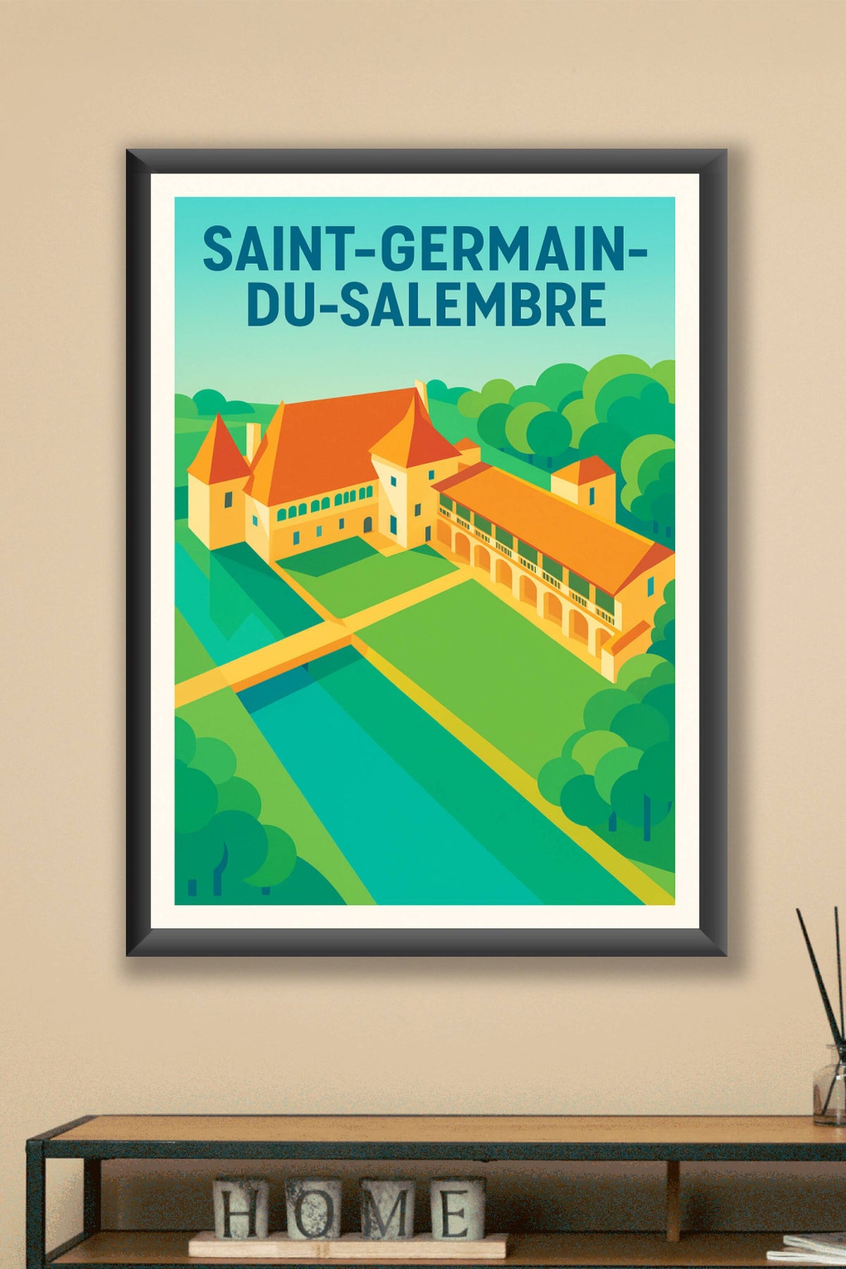 Affiche de Saint-Germain-du-Salembre - Charme et patrimoine au cœur de la Dordogne