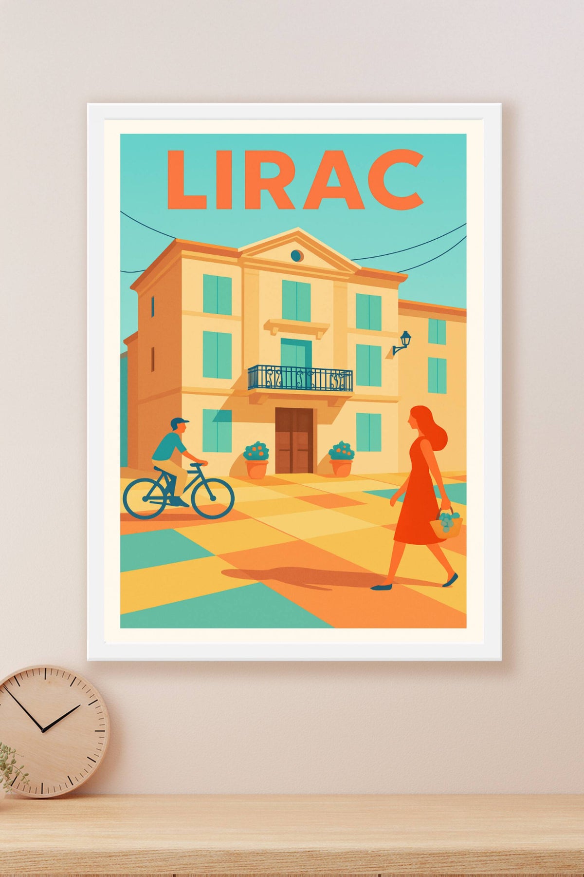 Affiche de Lirac - Charme et douceur d'une journée en Provence