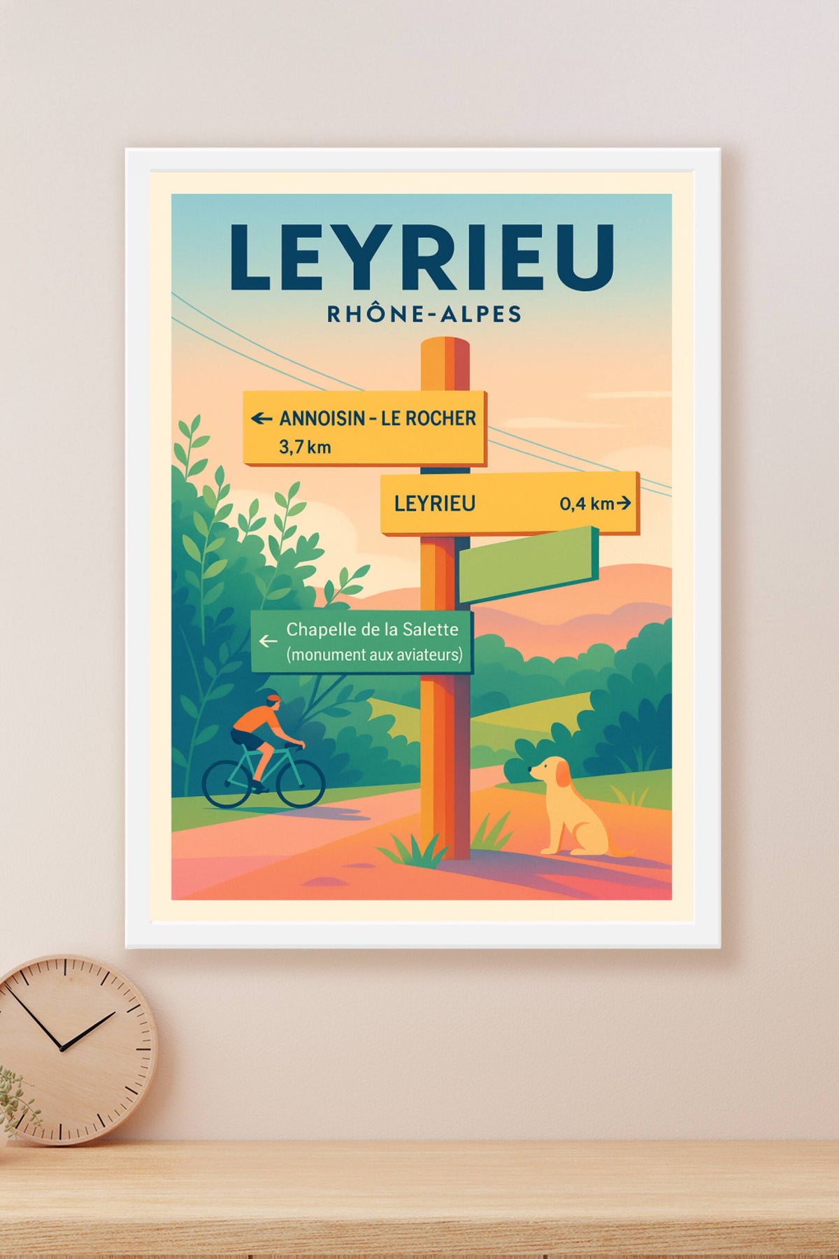 Affiche de Leyrieu - Escapade nature en Rhône-Alpes