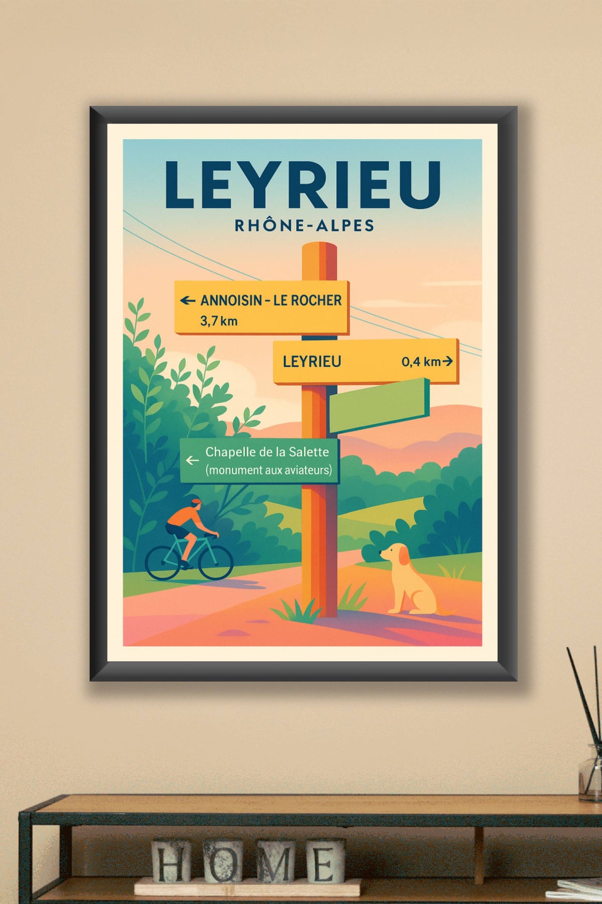 Affiche de Leyrieu - Escapade nature en Rhône-Alpes