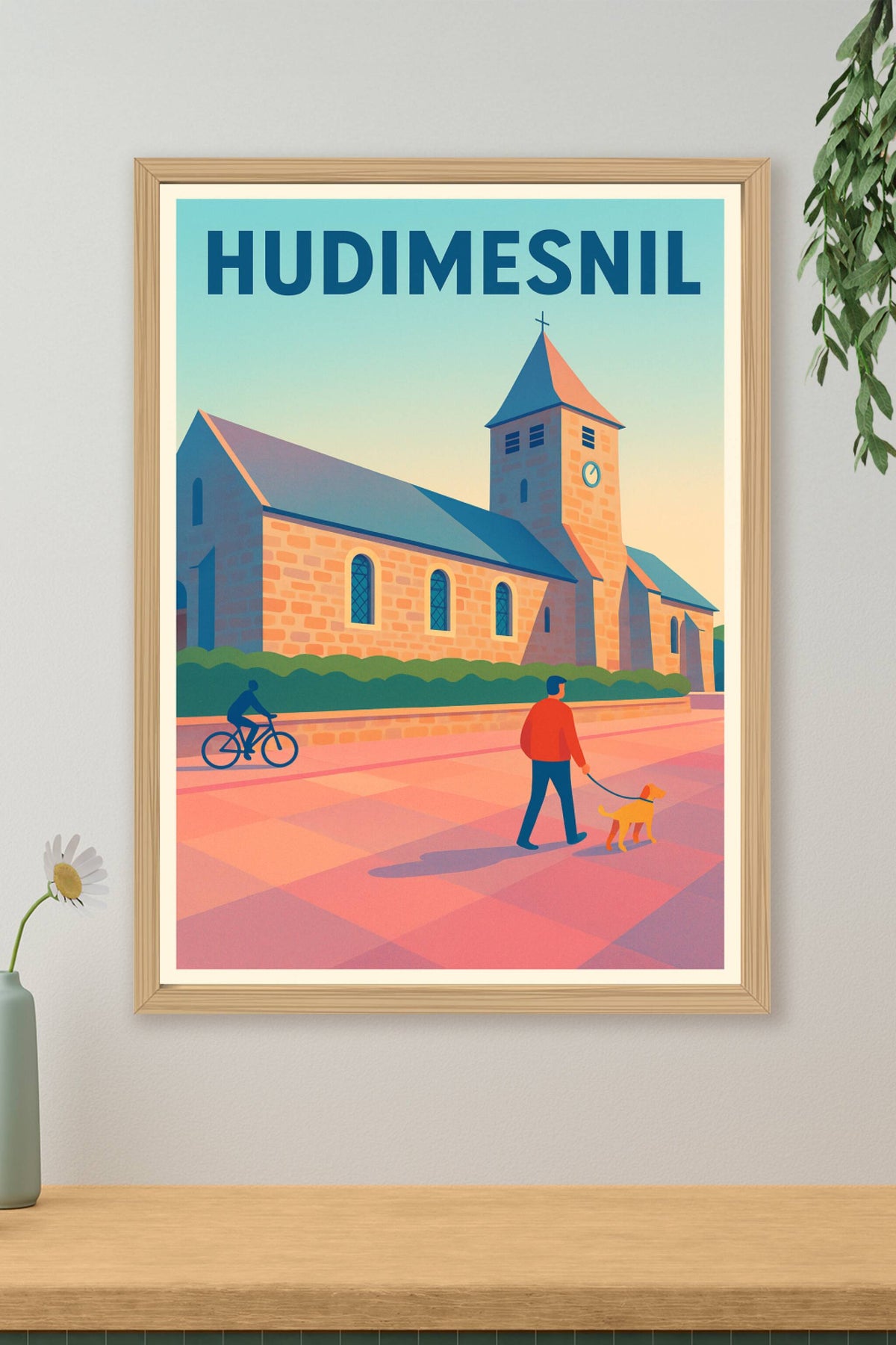 Affiche de Hudimesnil - Charme et Sérénité en Normandie