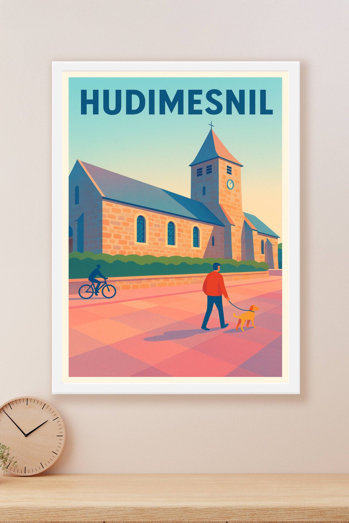 Affiche de Hudimesnil - Charme et Sérénité en Normandie